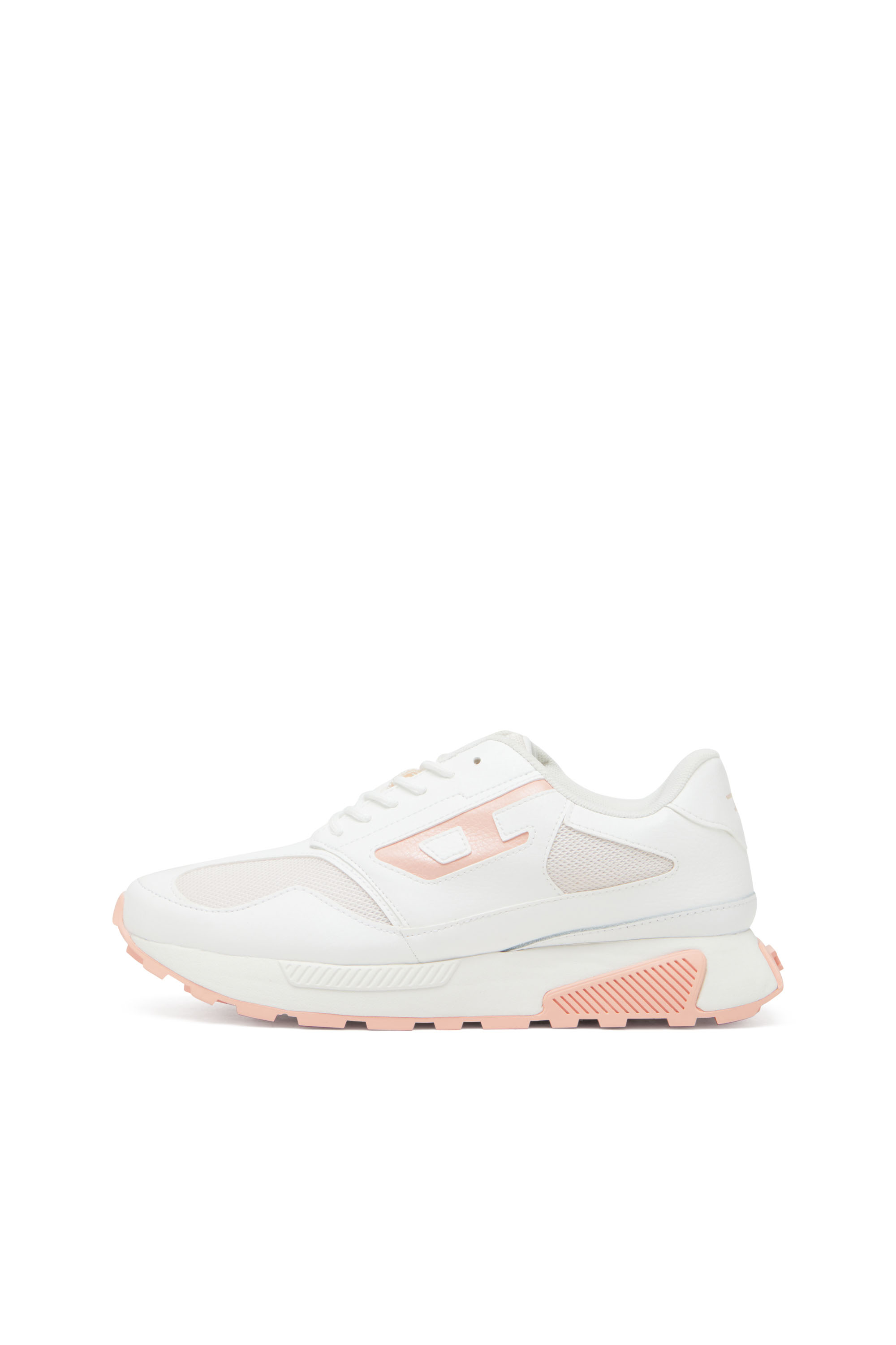 Diesel - S-TAME-D RUNNING W, Sneakers en mesh et cuir suédé avec logo métallisé Femme in Polychrome - 7