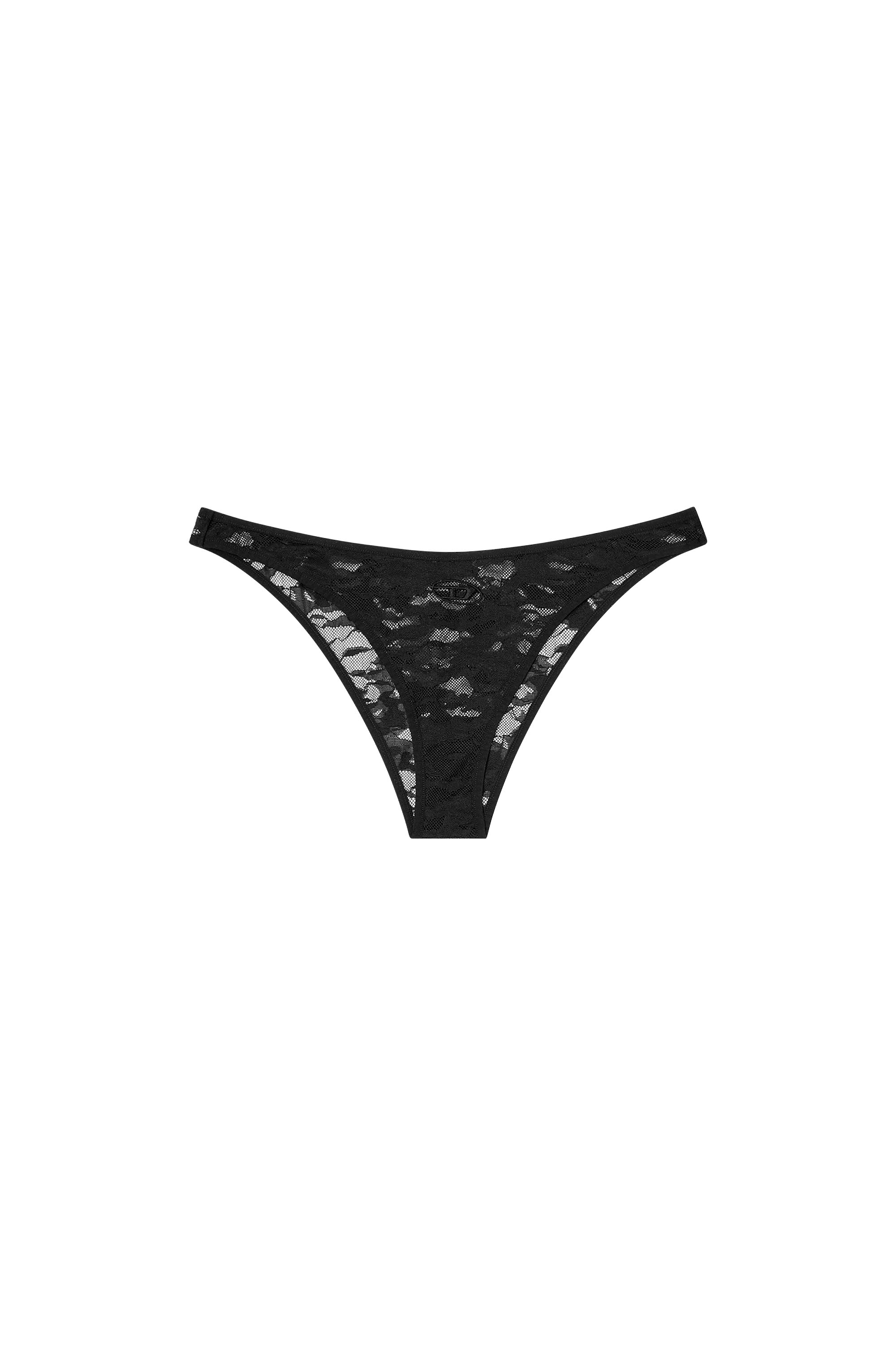 Diesel - PUNCHY-UTLT, Damen Camouflage-Spitzen-Briefs in Schwarz - 4