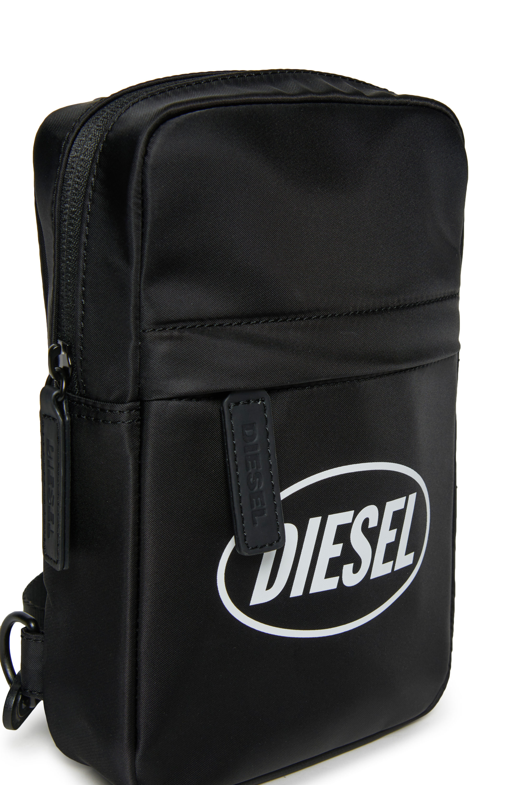 Diesel - WARREN, Herren WARREN Nylon-Tasche mit Logodruck in Schwarz - 4