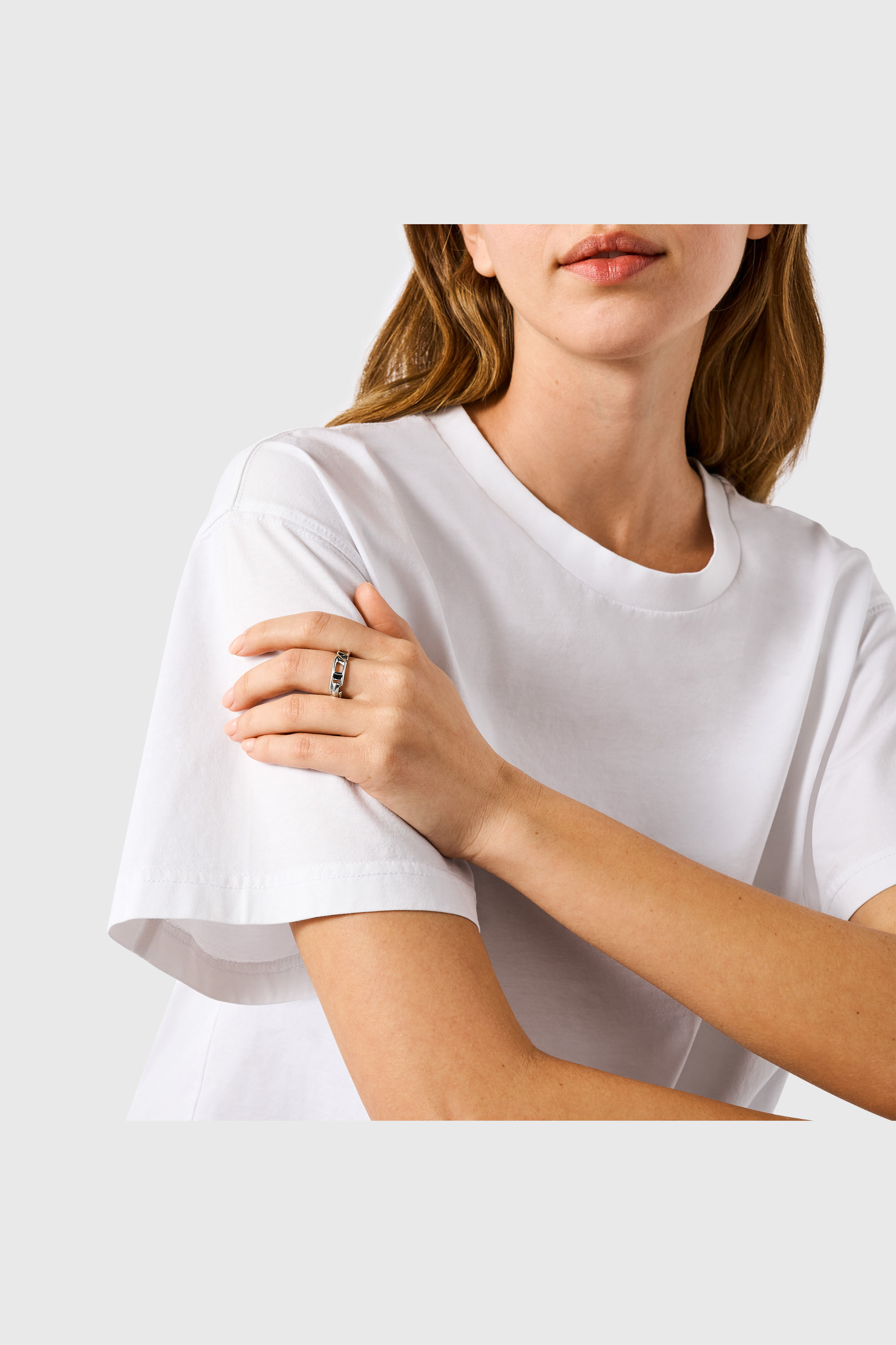 Diesel - DL1349040 STERLING SILVER JEWEL, Unisex D Logo-Bandring aus Sterlingsilber in Silber - 4