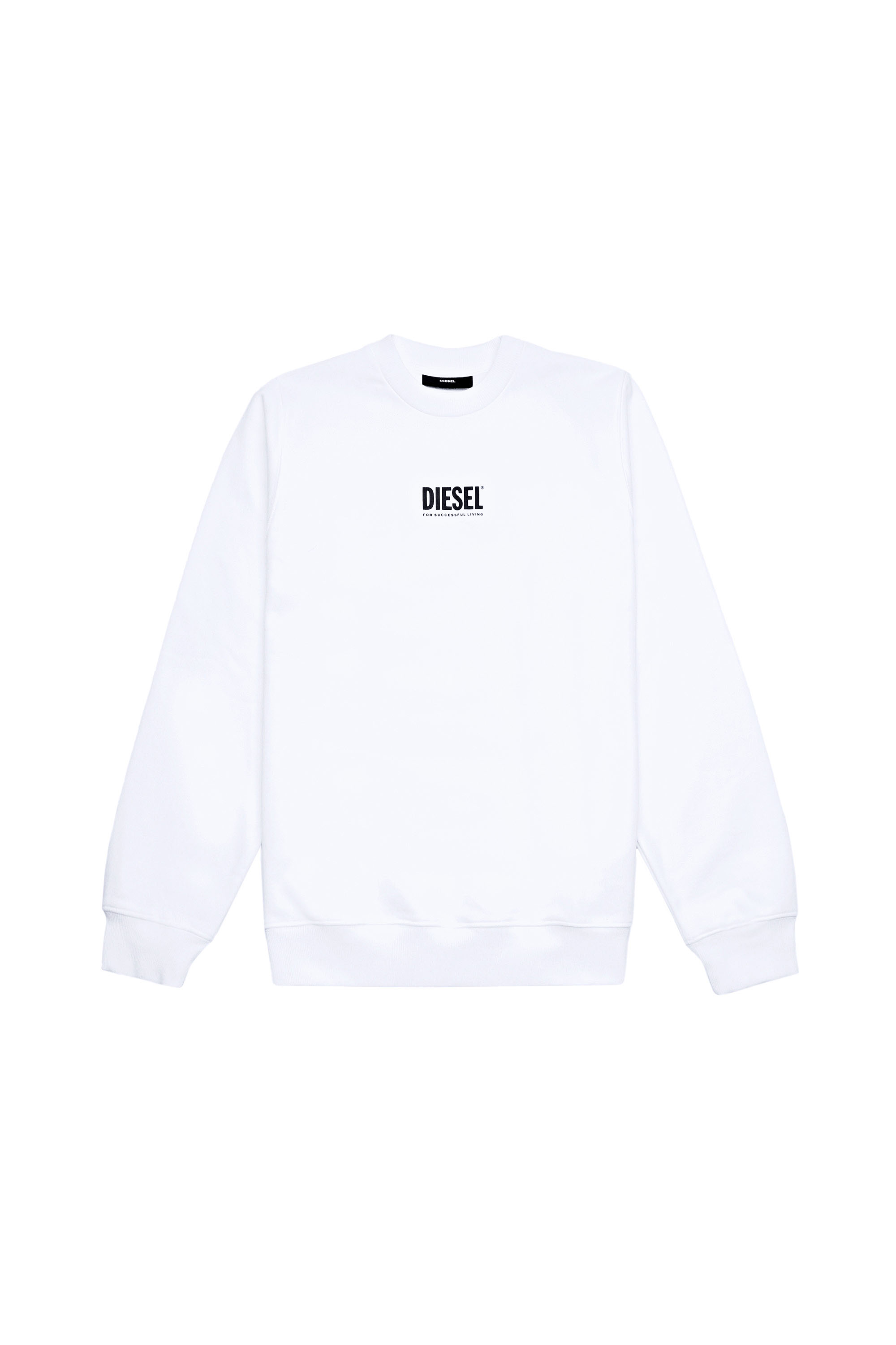 F-ANG-SMALLOGO, Blanc - Pull Cotton