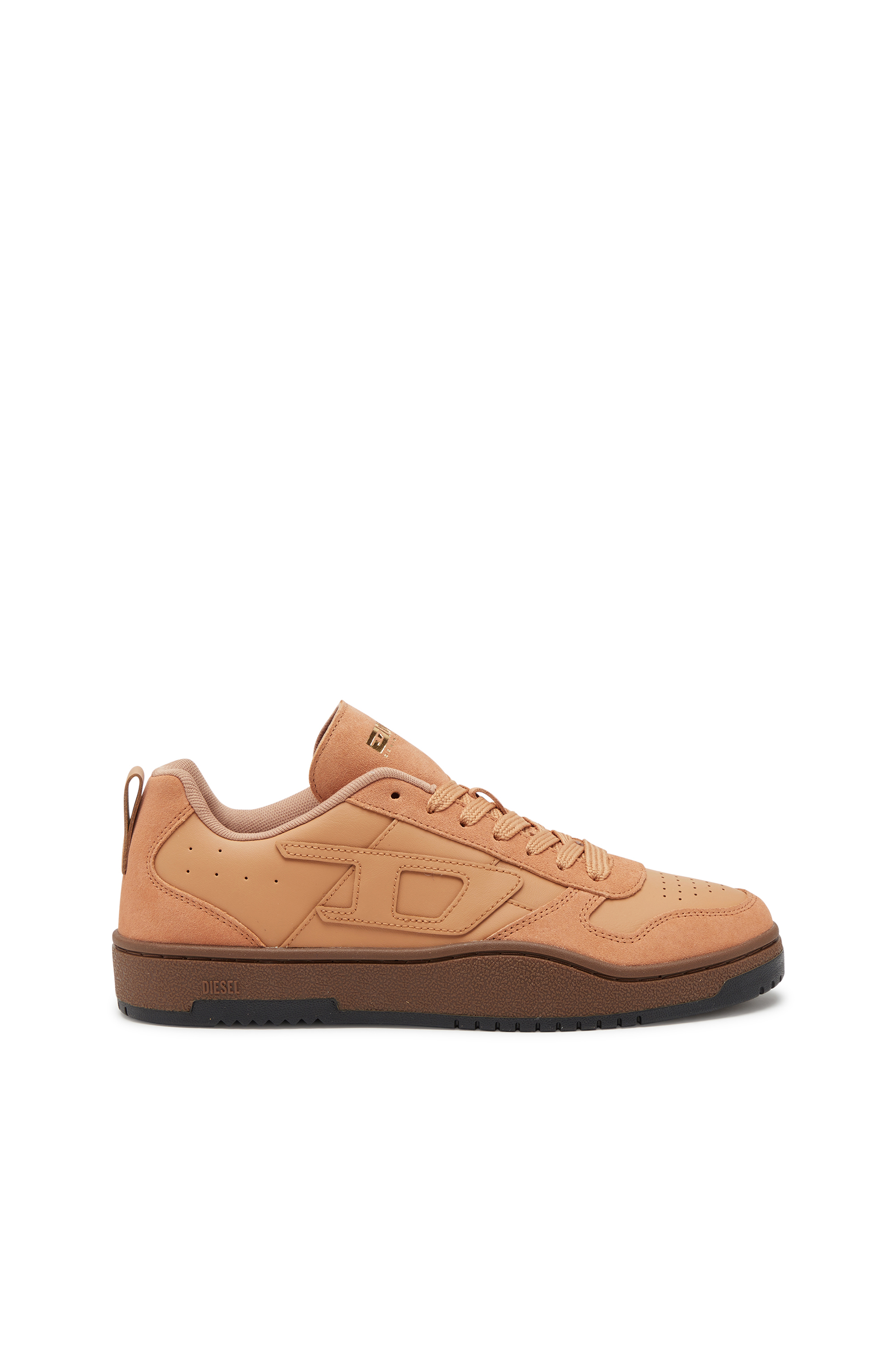 Diesel - S-UKIYO V2 LOW, S-Ukiyo-Sneakers en cuir et daim Homme in Marron - 1