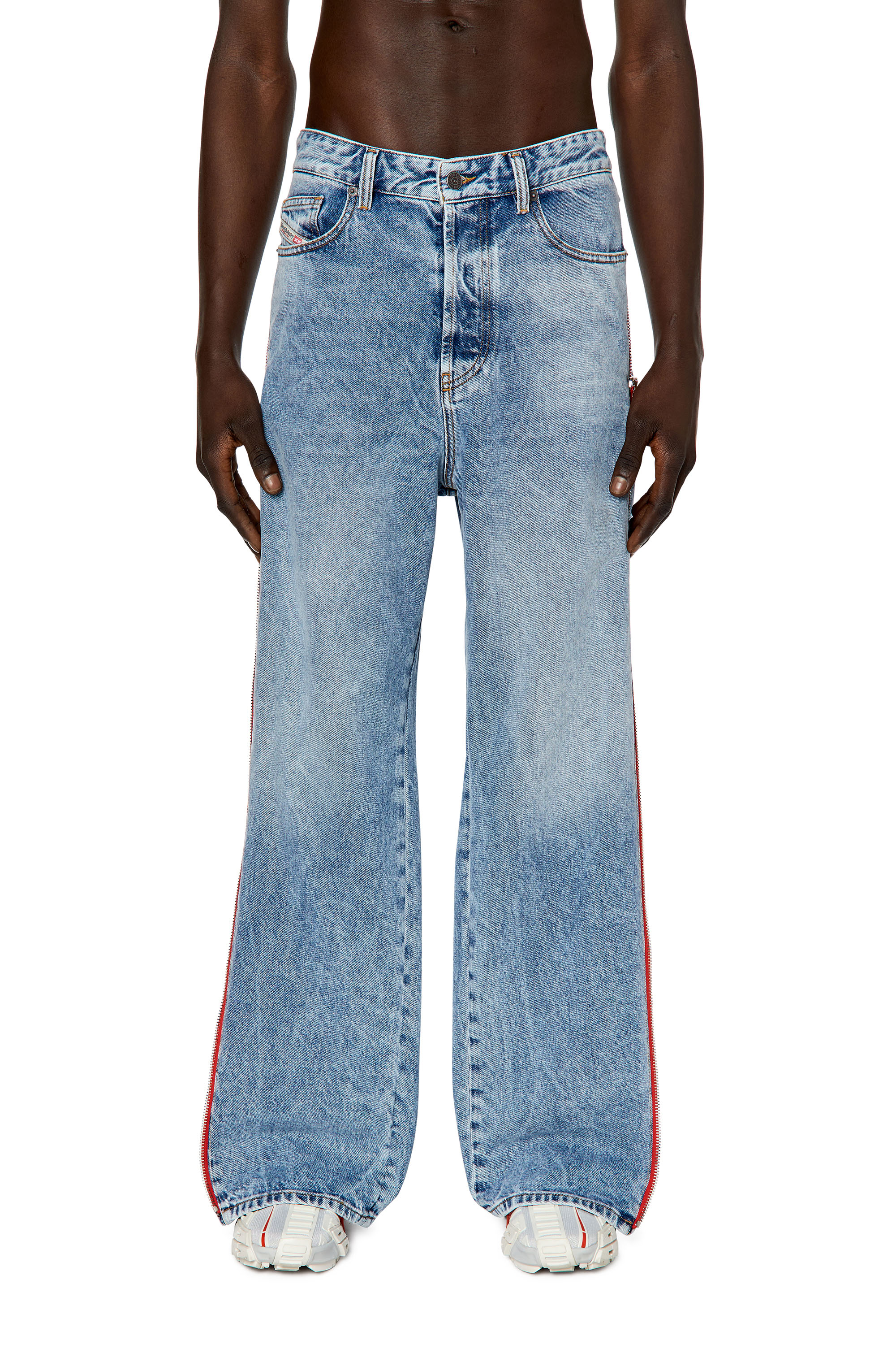 Diesel - D-Rise 09G47 Straight Jeans, Hellblau - Image 1