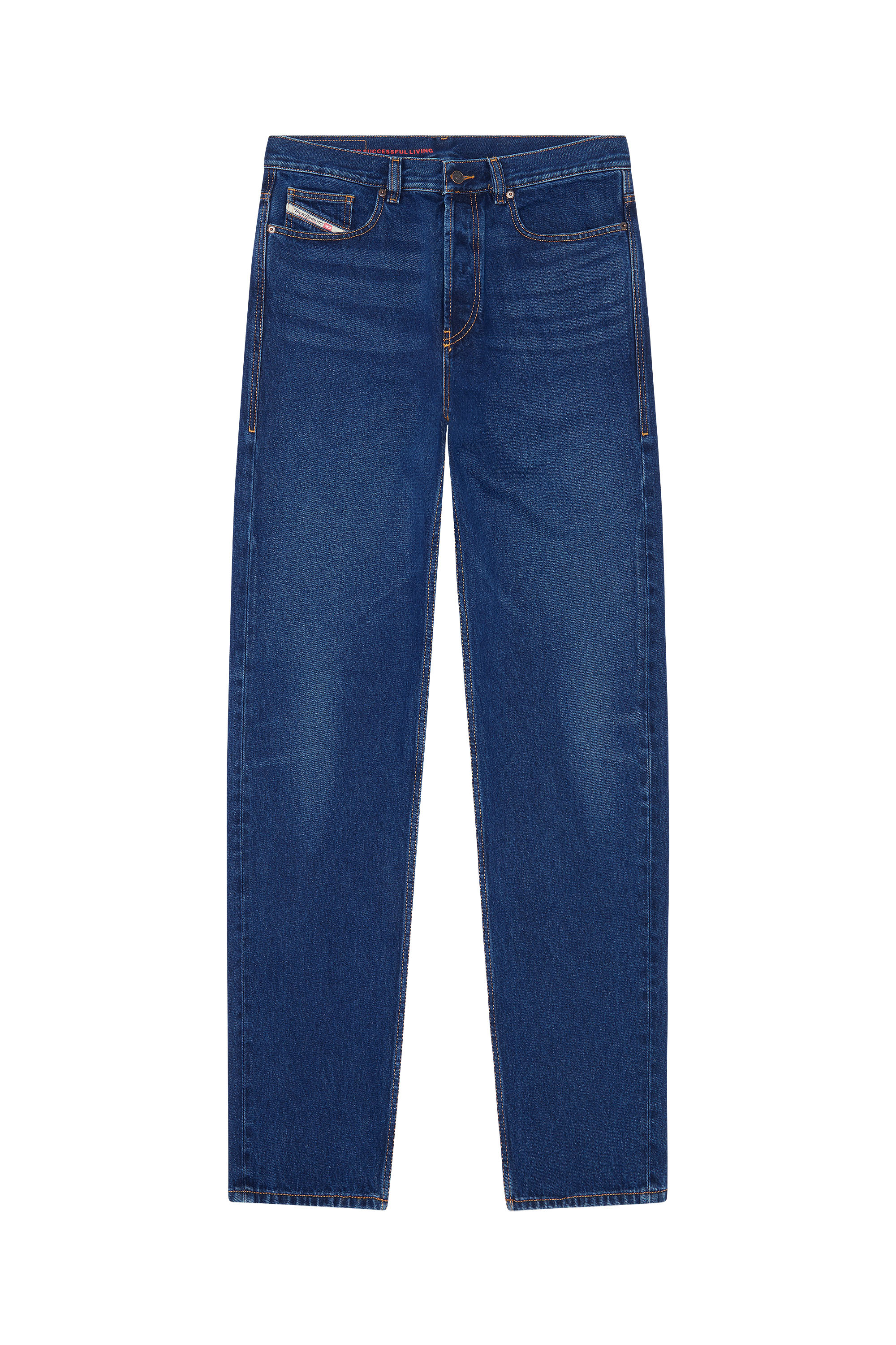Diesel - Straight Jeans 2010 D-Macs 007E6, Bleu Foncé - Image 6