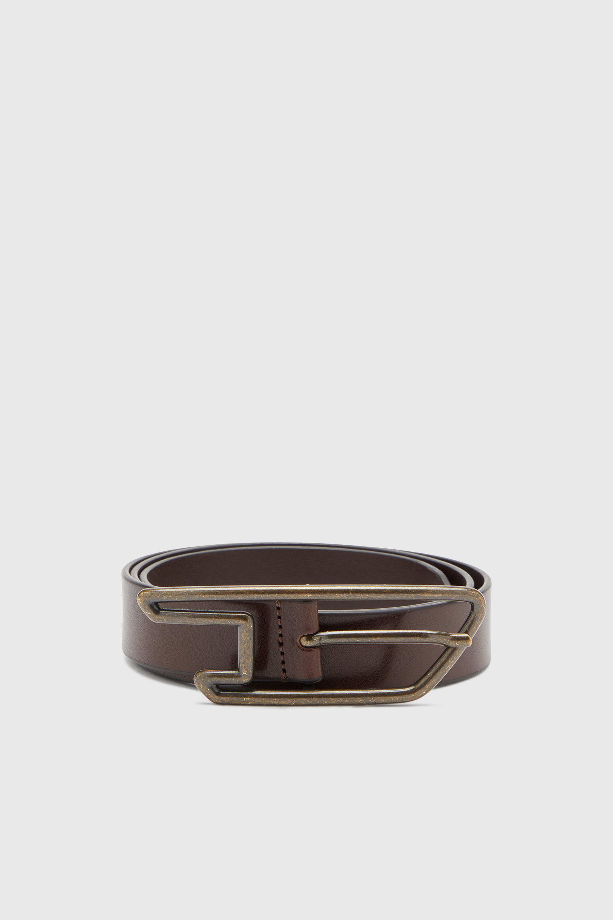 Diesel - B-D LINE 30, Cintura 3 cm in pelle con fibbia a D Unisex in Marrone - 1