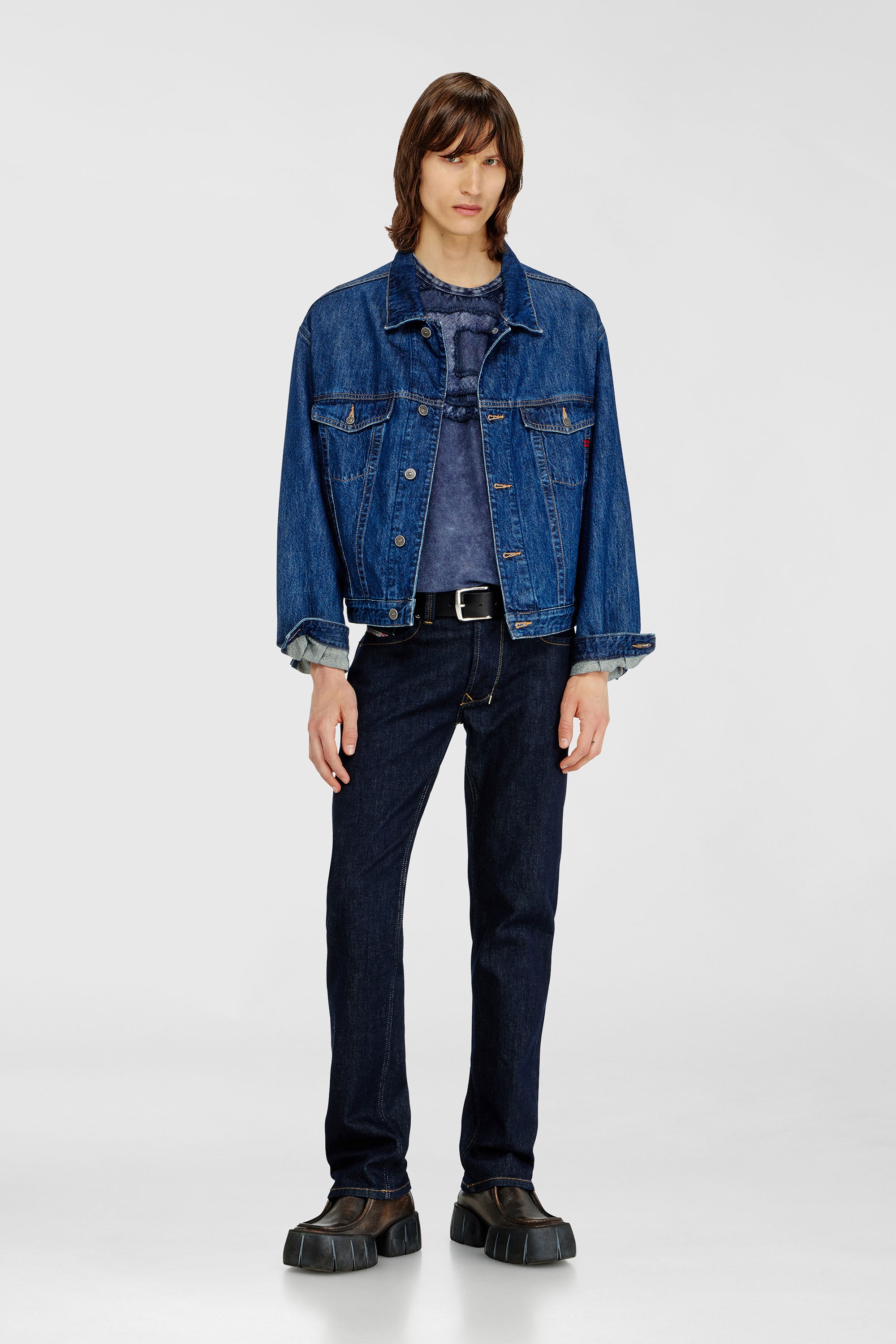Diesel - Herren Regular Jeans 1985 Larkee 0DBEJ, Dunkelblau - 2