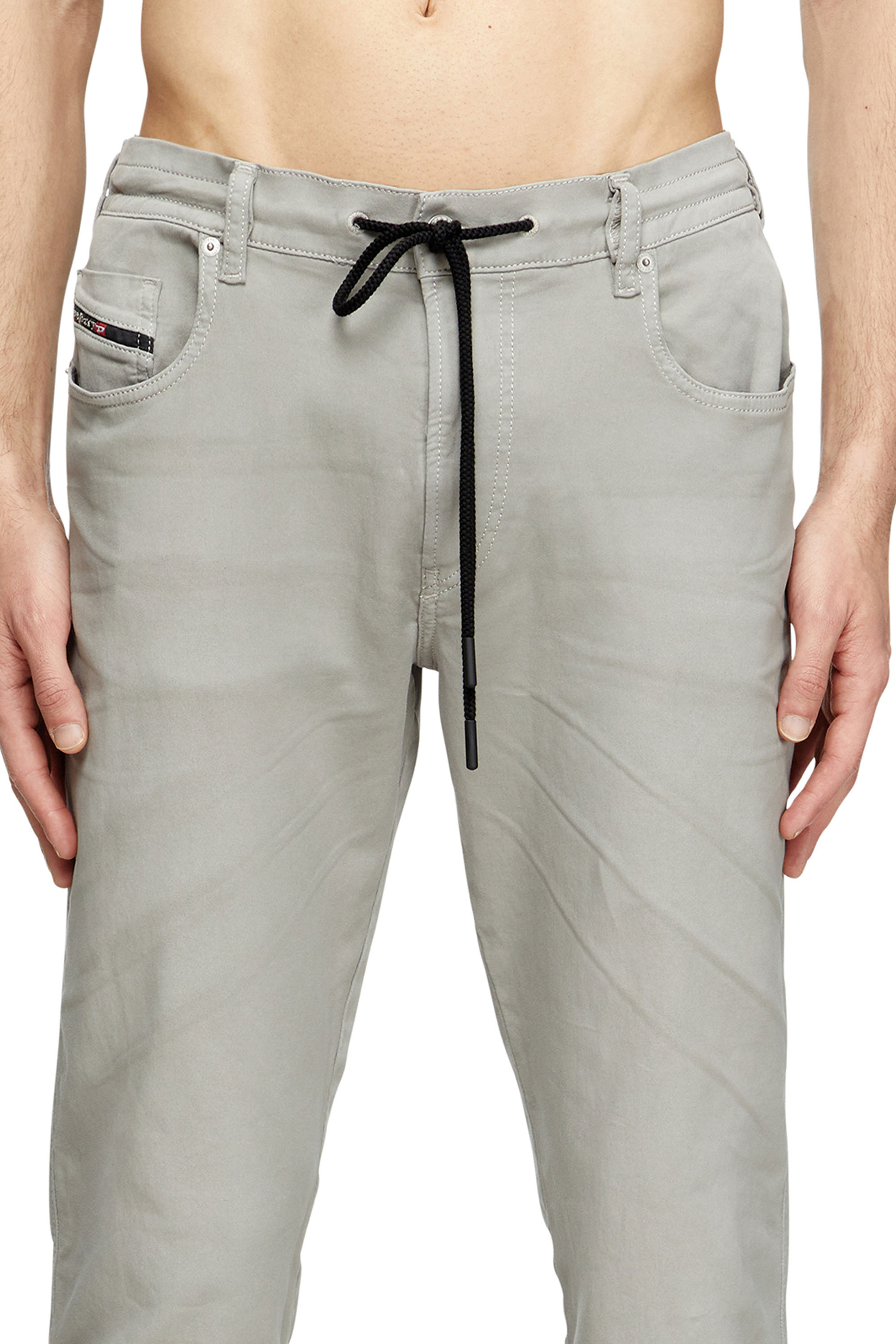 Diesel - Slim 2060 D-Strukt Joggjeans® 0670M Uomo, Grigio - Image 4