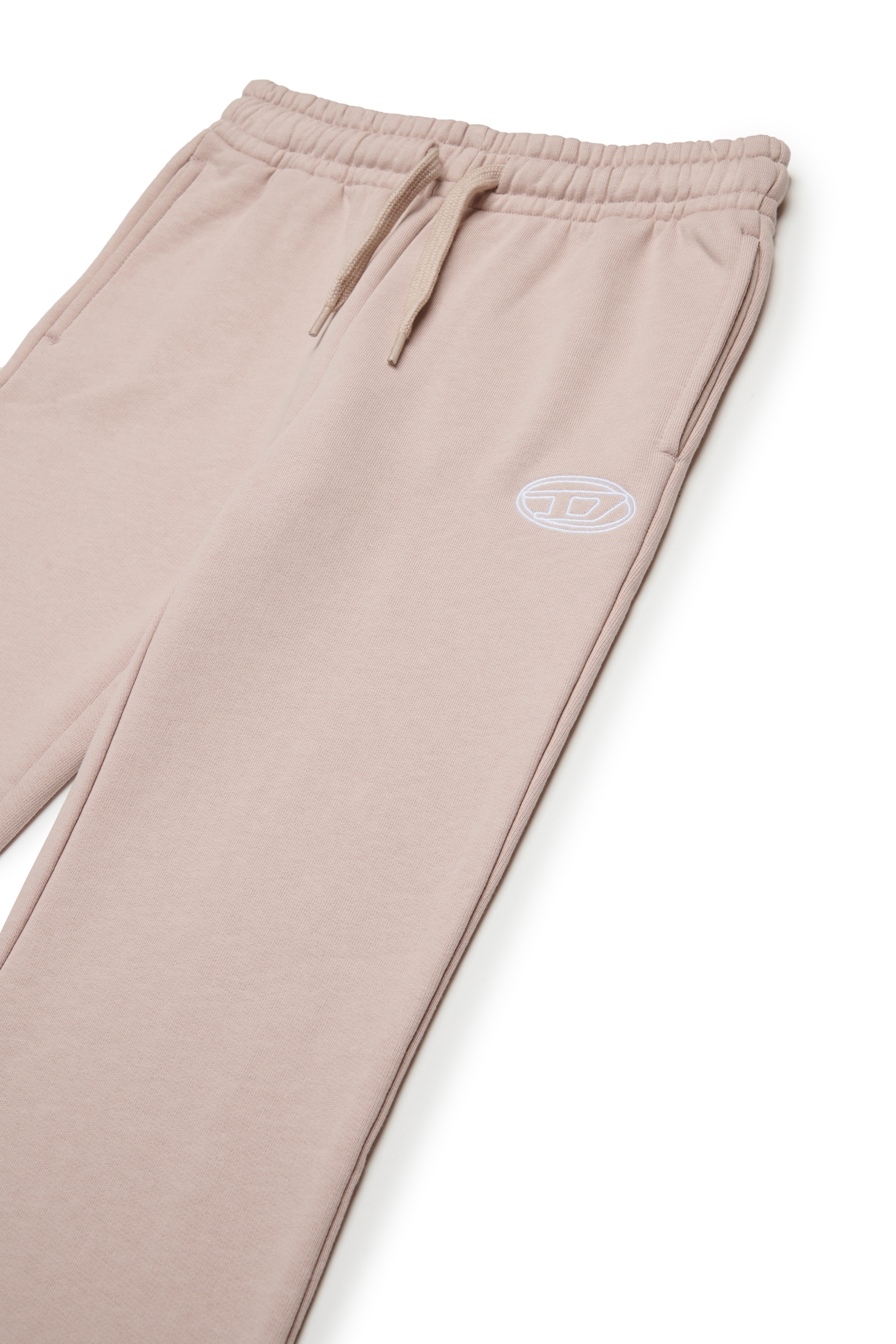Diesel - PEBIRT, Damen Baumwollhose mit gesticktem Logo in Rosa - 3