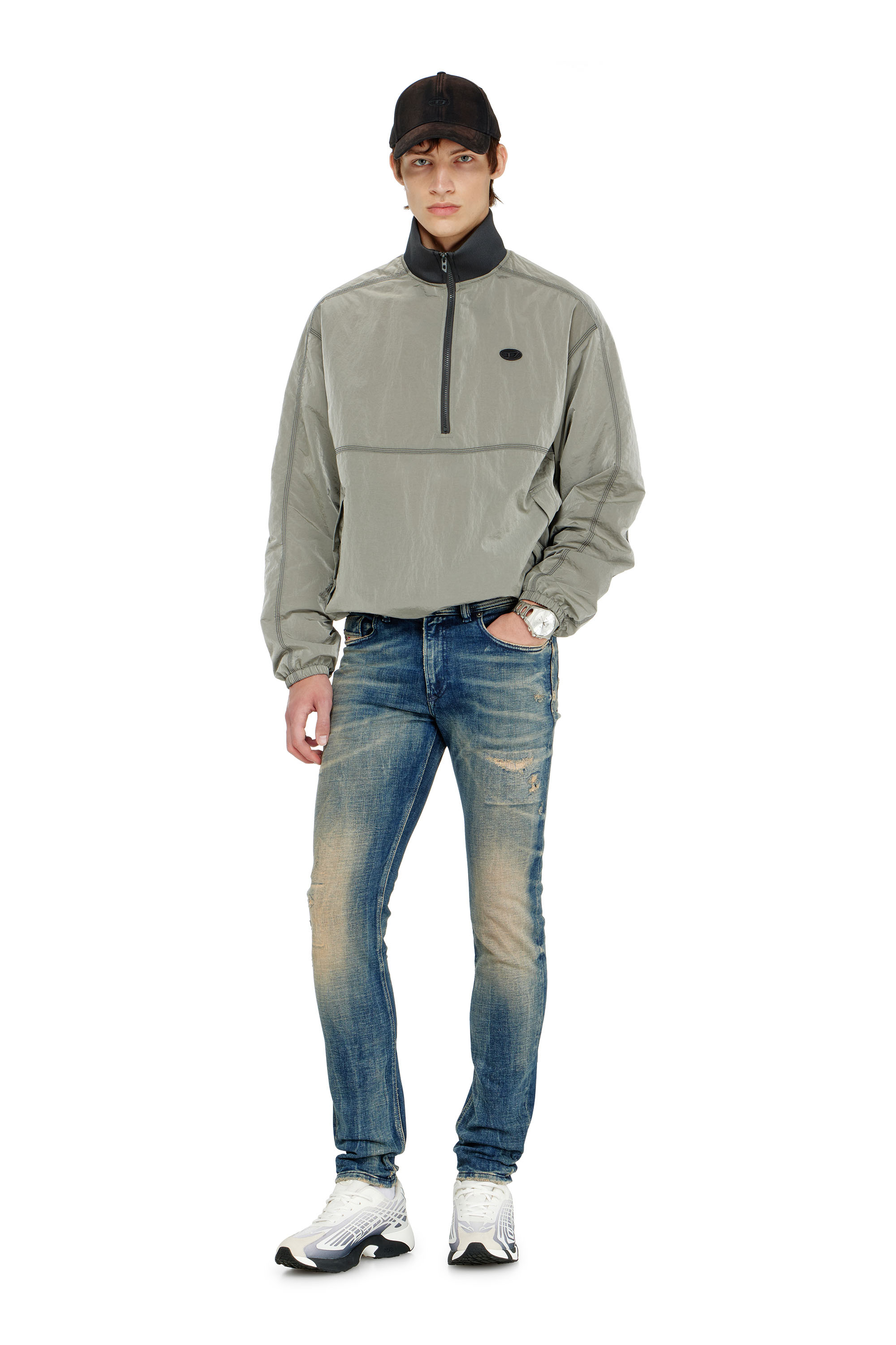 Diesel - Skinny Jeans 1979 Sleenker 09P68 Uomo, Blu Scuro - Image 4