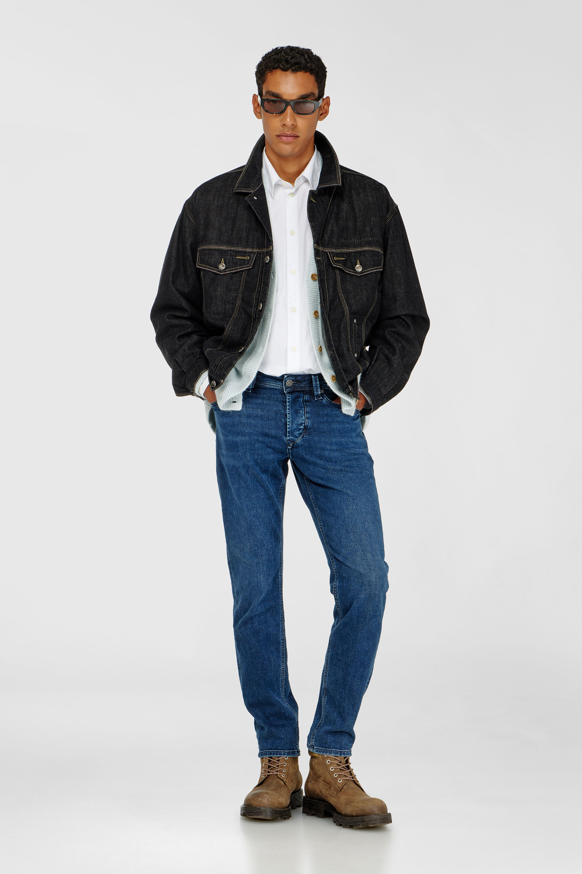 Diesel - Herren Regular Jeans 1986 Larkee-Beex 0BEDA, Dunkelblau - 1