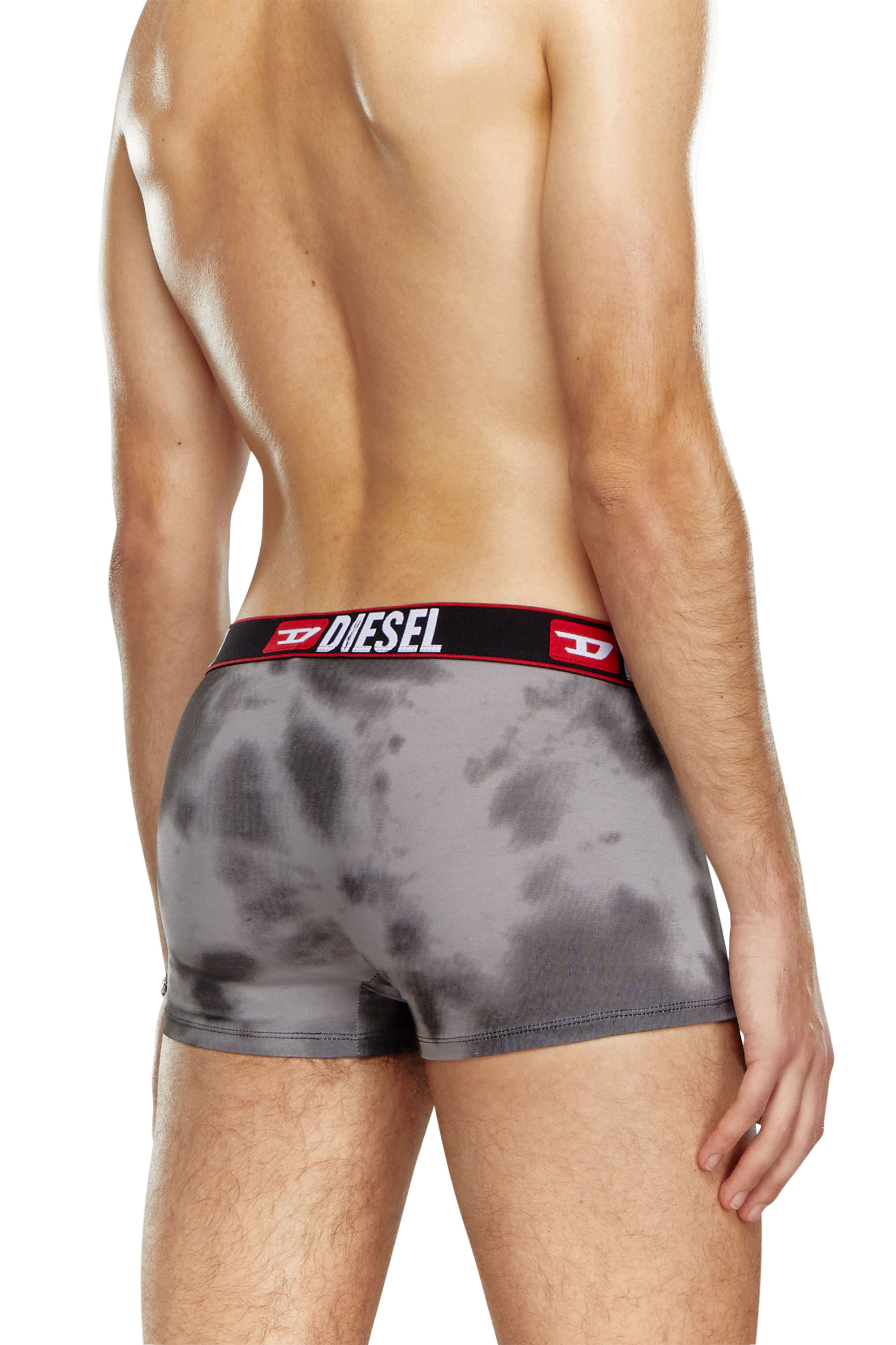 Diesel - UMBX-DAMIEN, Man's Boxer briefs with cloudy print in Black - 3