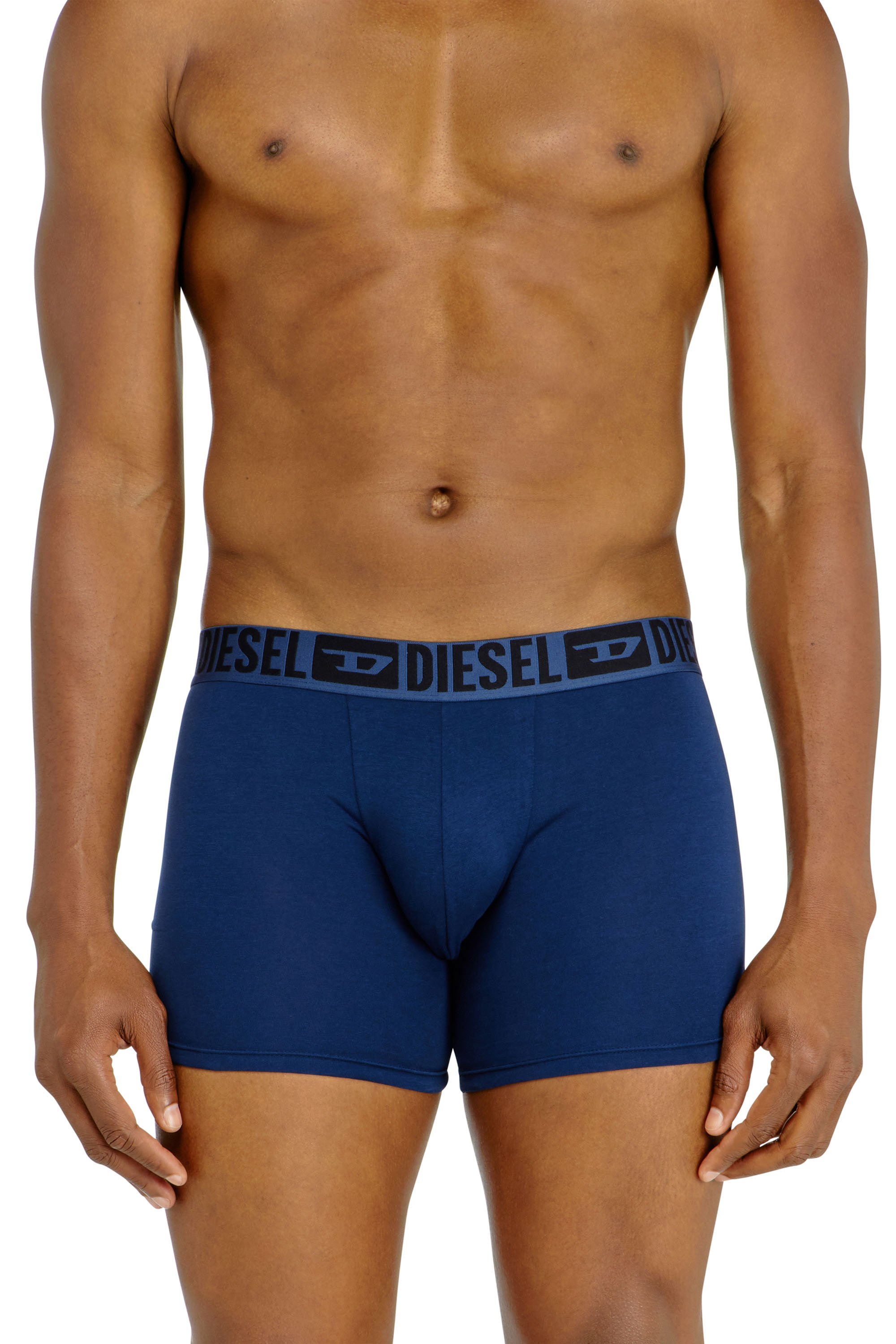 Diesel - SEBASTIAN-D-CORE-3PACK, Set da tre boxer lungo in cotone stretch Uomo in Multicolor - 2