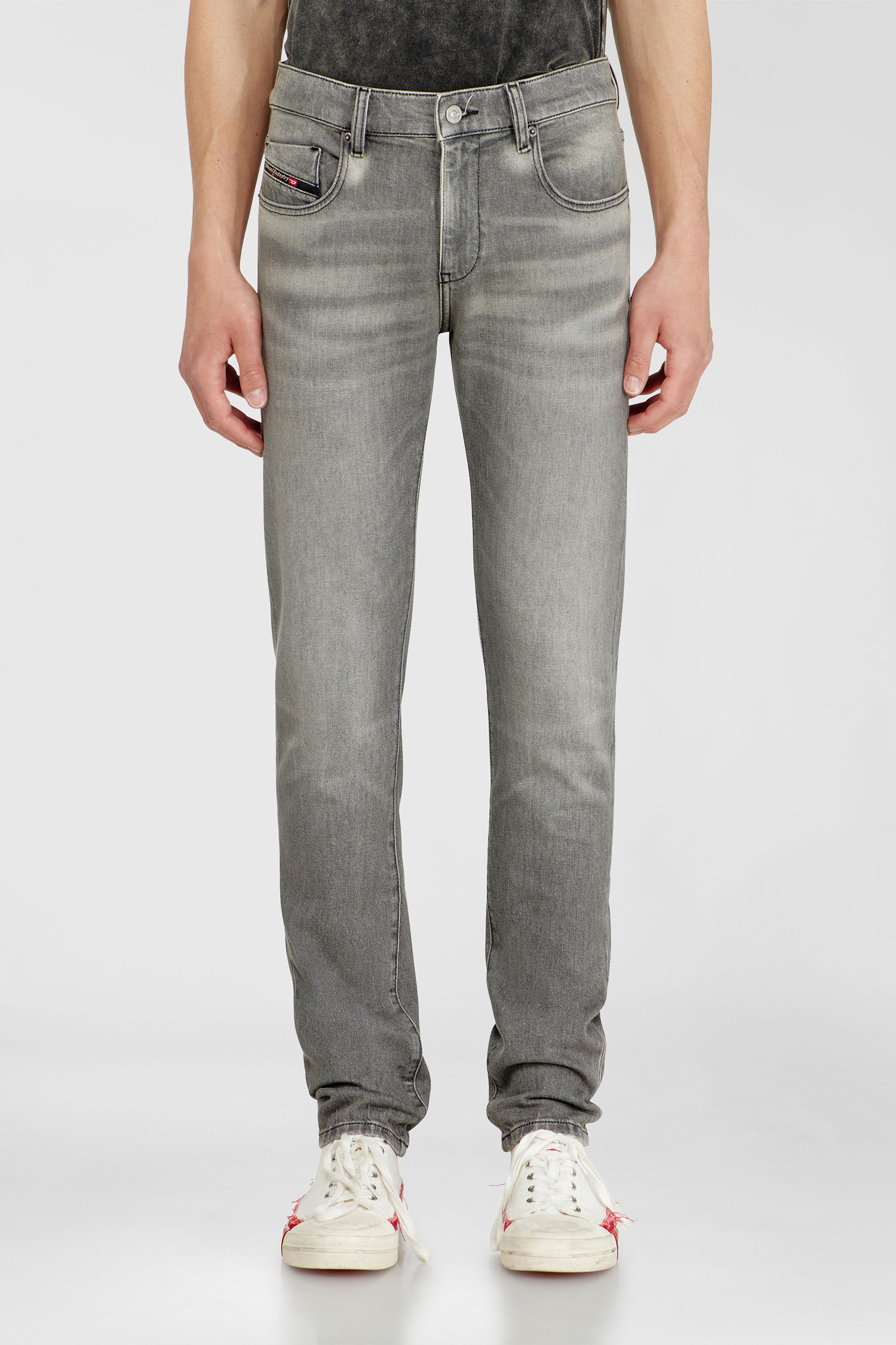 Diesel - Herren Slim Jeans 2019 D-Strukt 0KBBL, Hellgrau - 1