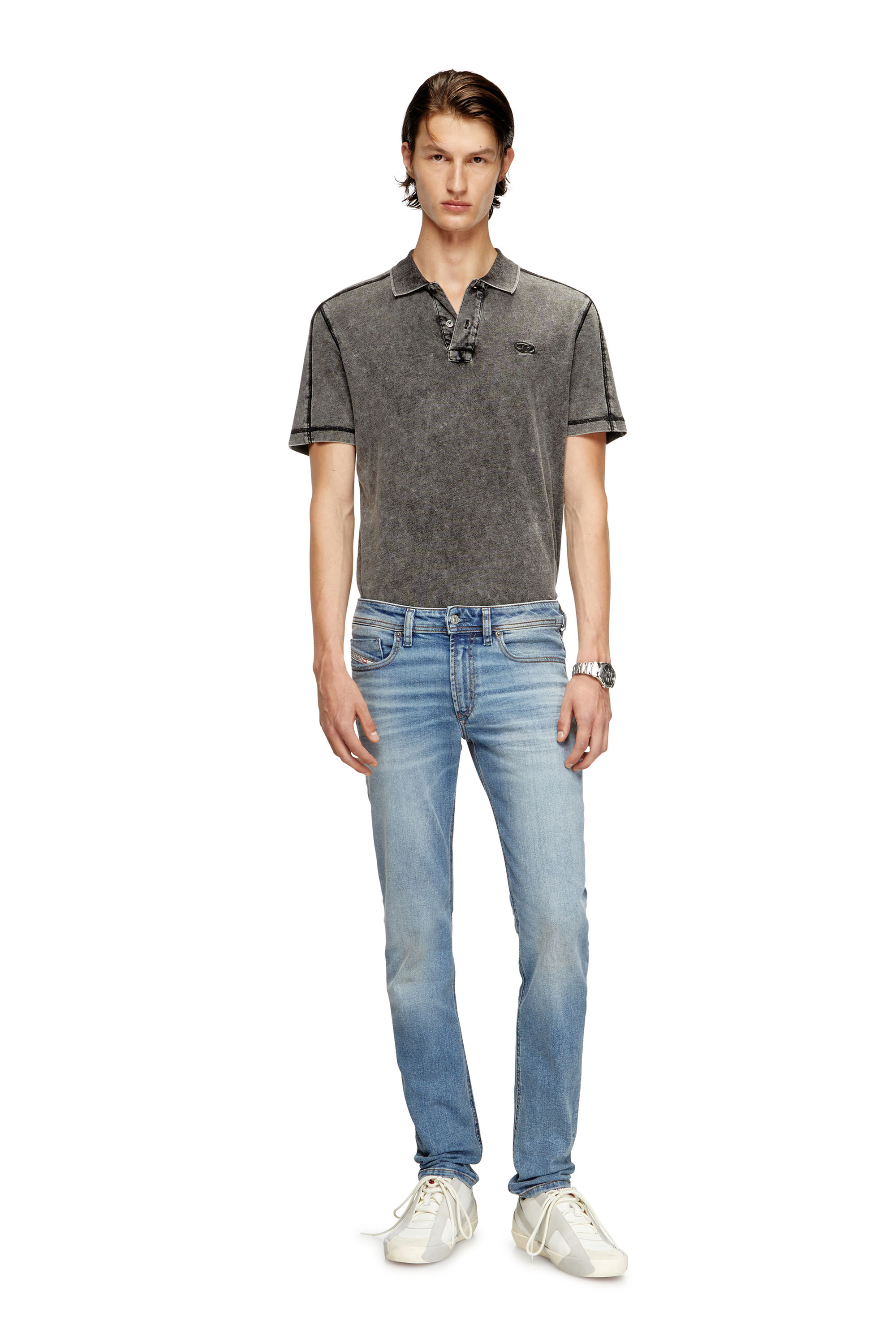 Diesel - Skinny Jeans 1979 Sleenker 0DBDQ Uomo, Blu Chiaro - Image 2