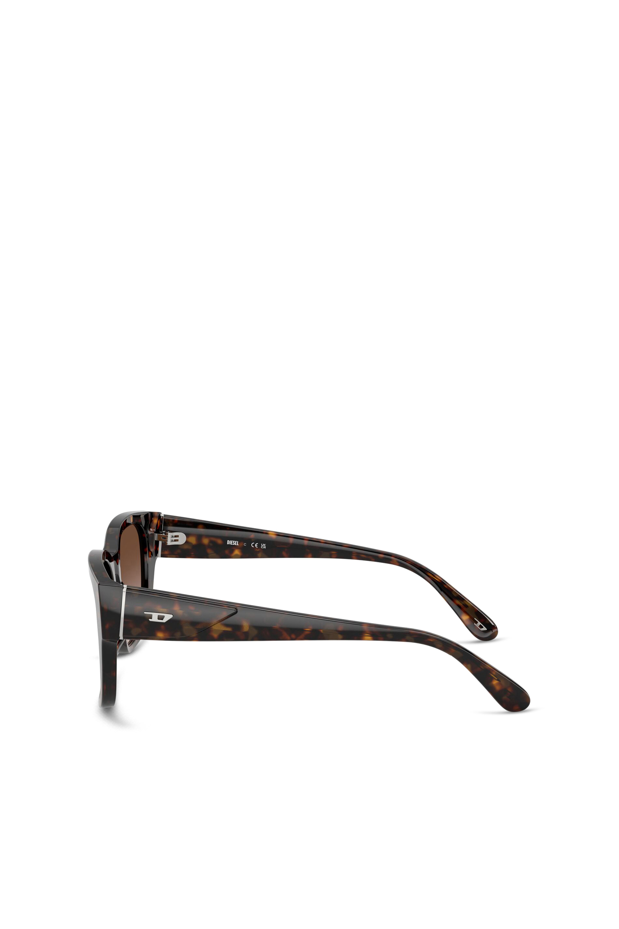 Diesel - 0DL2005, Lunettes de soleil carrées Mixte in Marron - 2