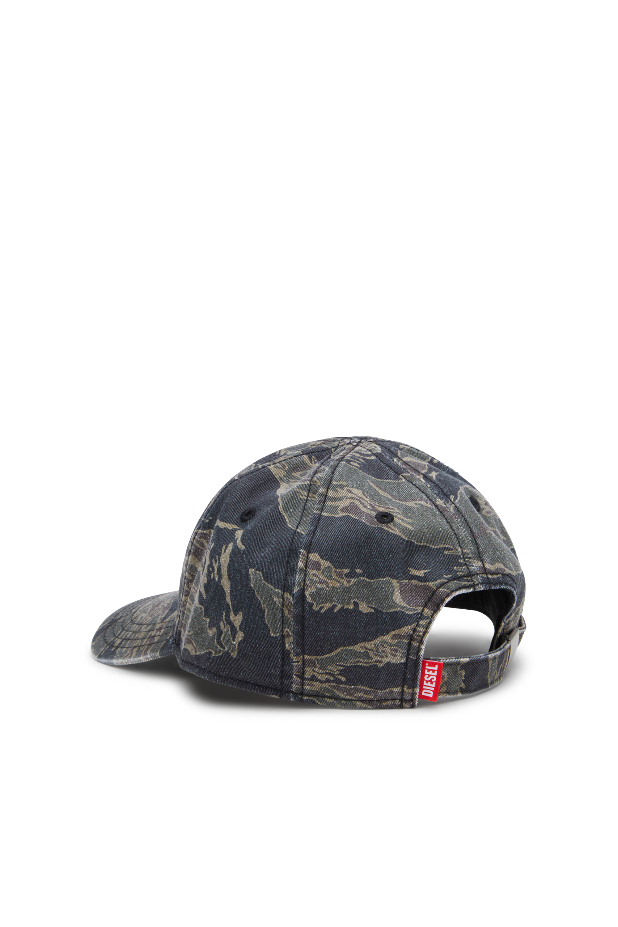Diesel - C-VADO, Baseball cap con stampa camouflage Uomo in Verde - 2