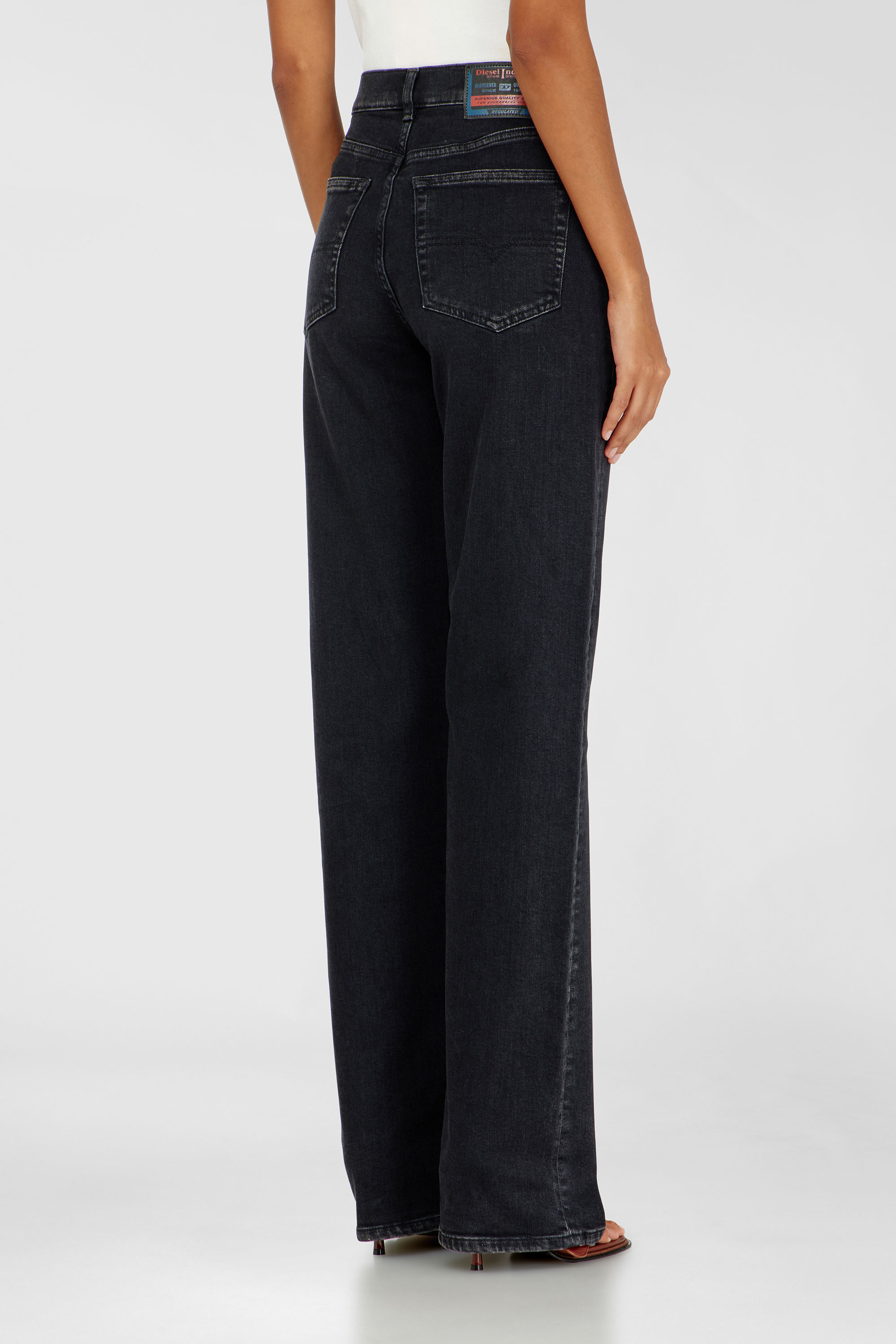 Diesel - Damen Regular Jeans 1971 D-Sent 09N89, Schwarz/Dunkelgrau - 5