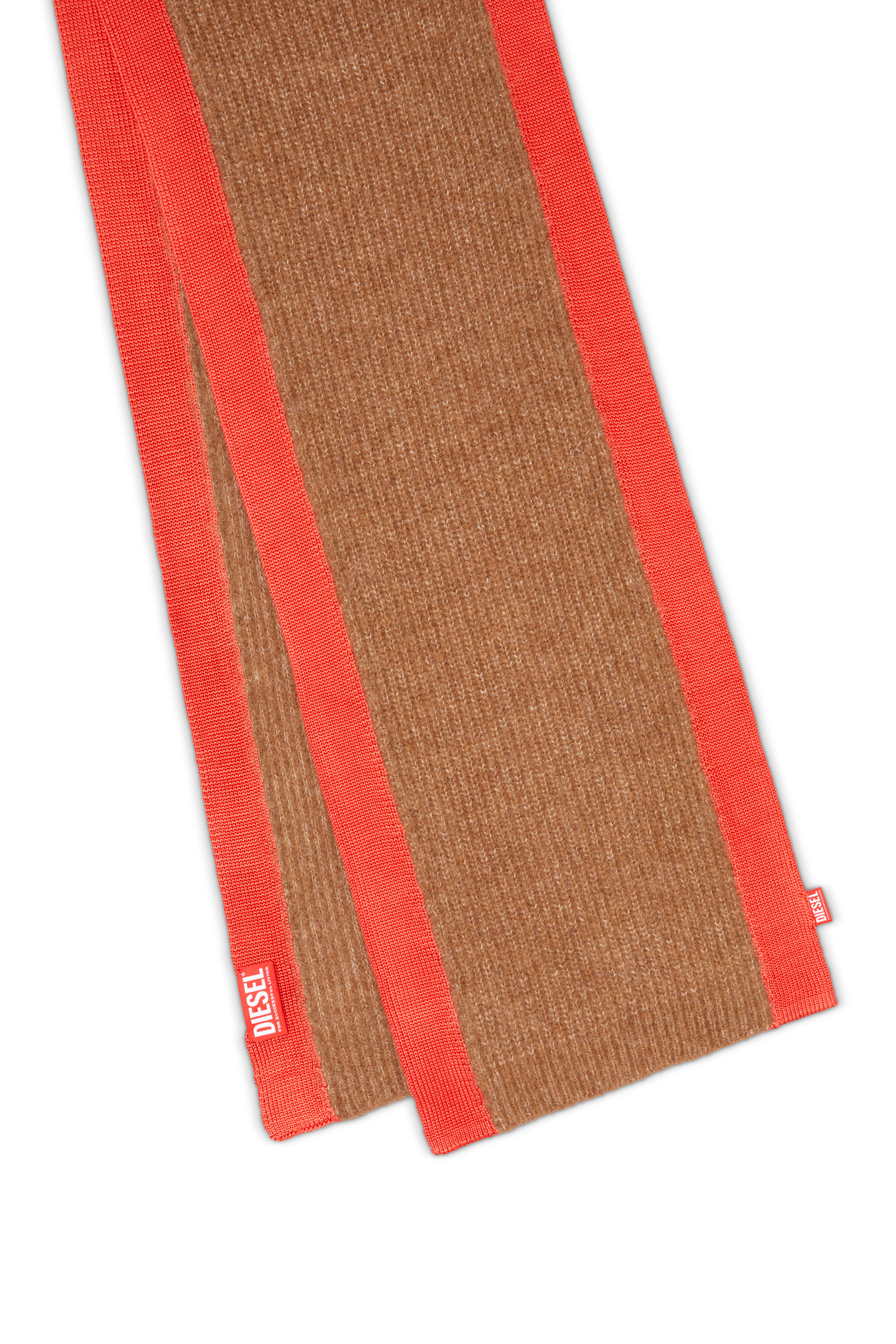 Diesel - K-LOLLO-SCARF, Sciarpa in alpaca Unisex in Marrone - 3