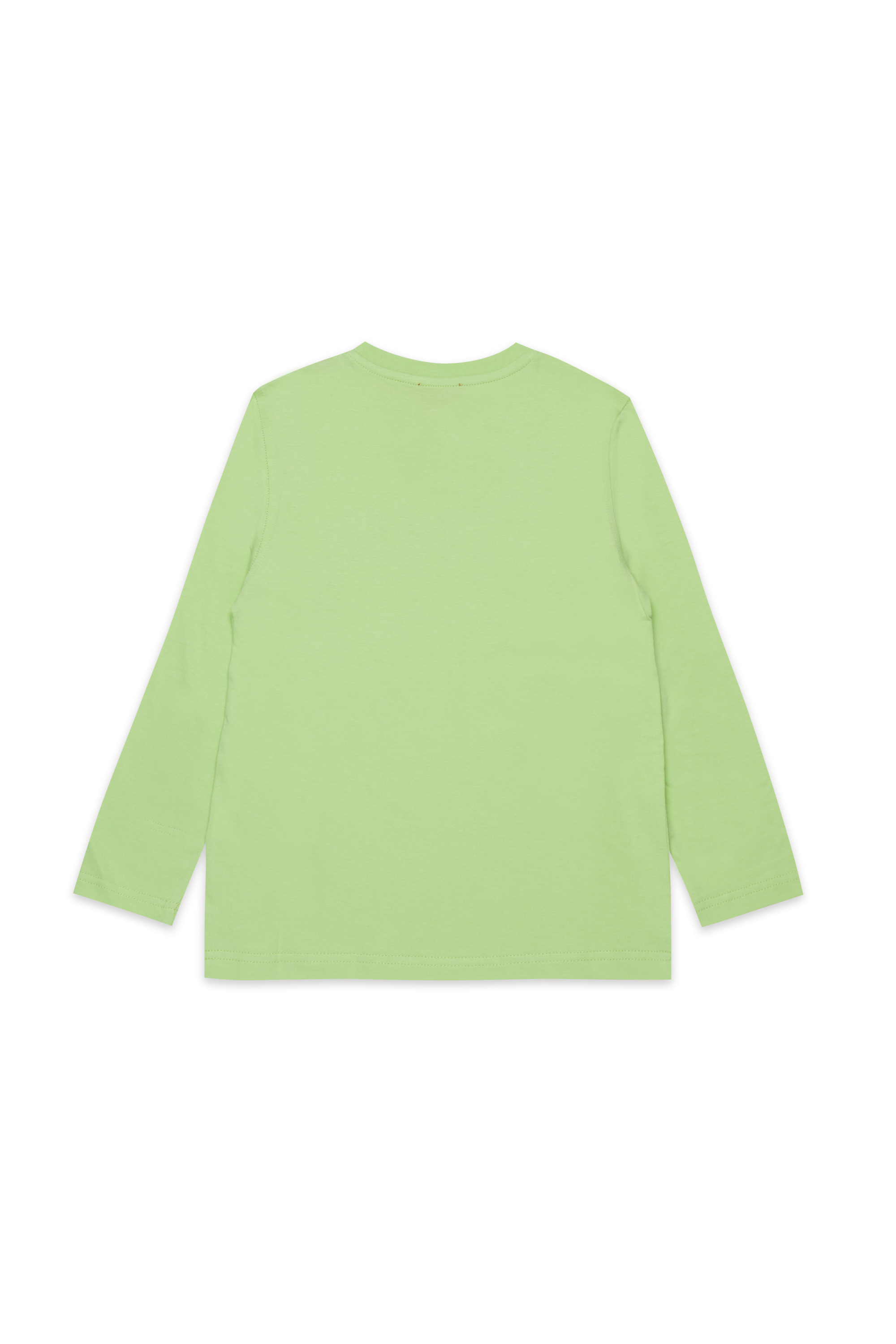 Diesel - TDROPS, T-shirt girocollo in cotone con stampa logo Uomo in Verde - 2