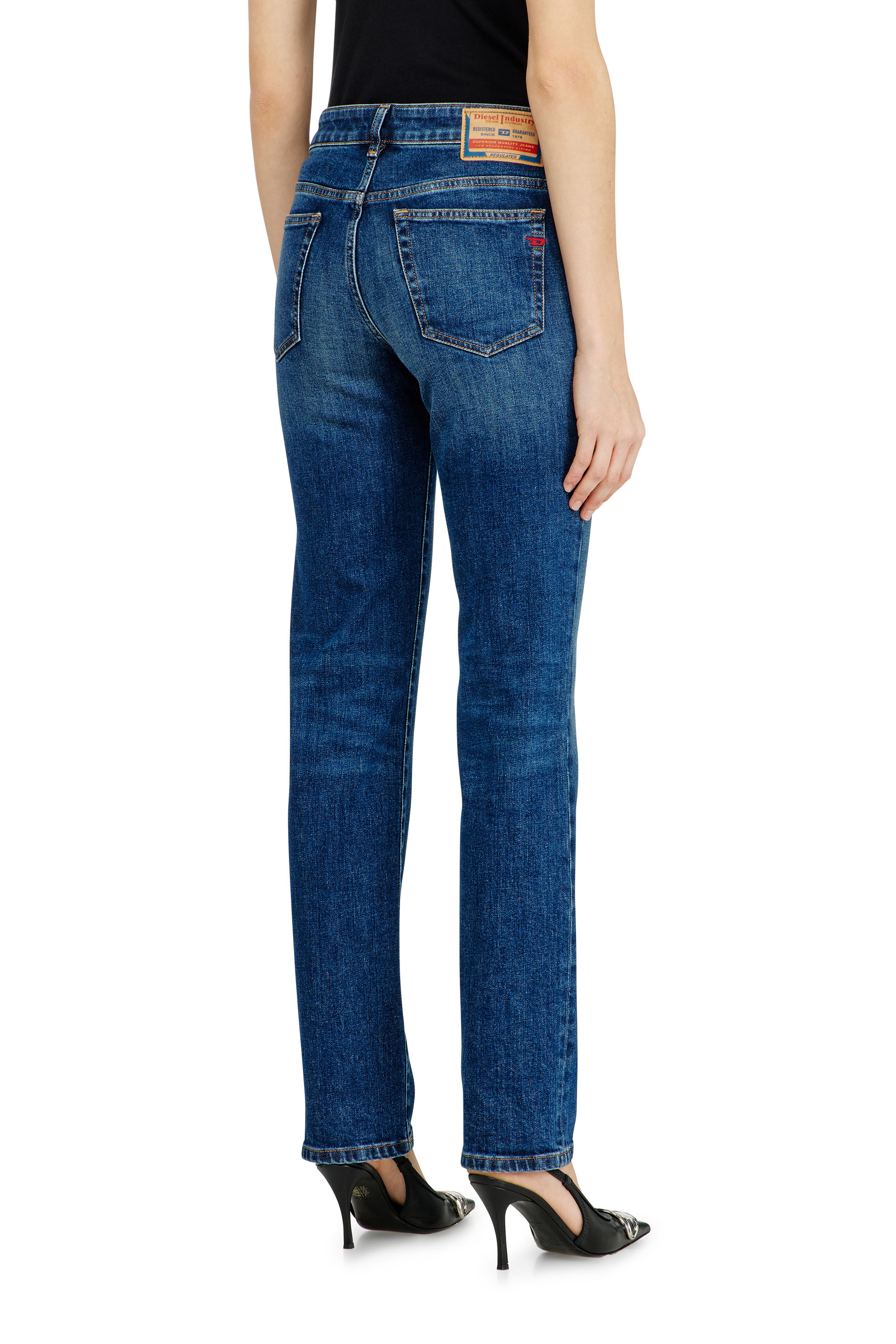 Diesel - Regular Jeans 1989 D-Mine 09I28 Donna, Blu Scuro - Image 5