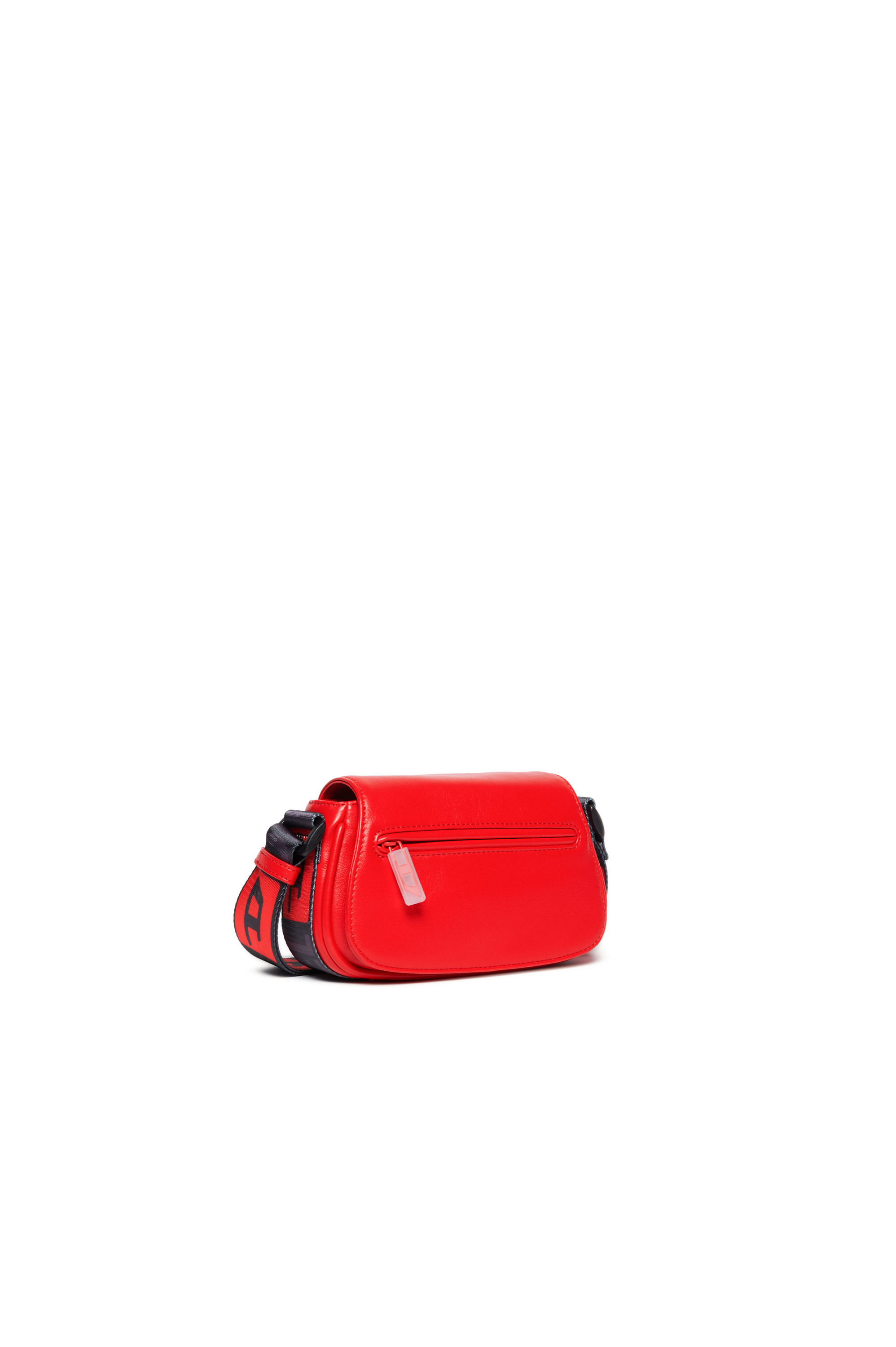 Diesel - CROSSBODY, Borsa a tracolla con cinghia logata Donna in Rosso - 3