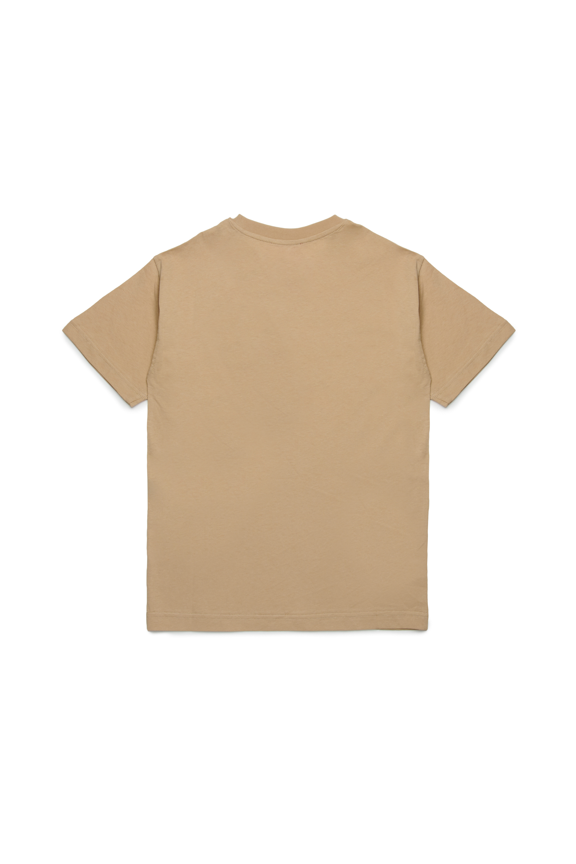 Diesel - TBONNIE OVER, T-shirt en coton avec imprimé logo Homme in Marron - 2