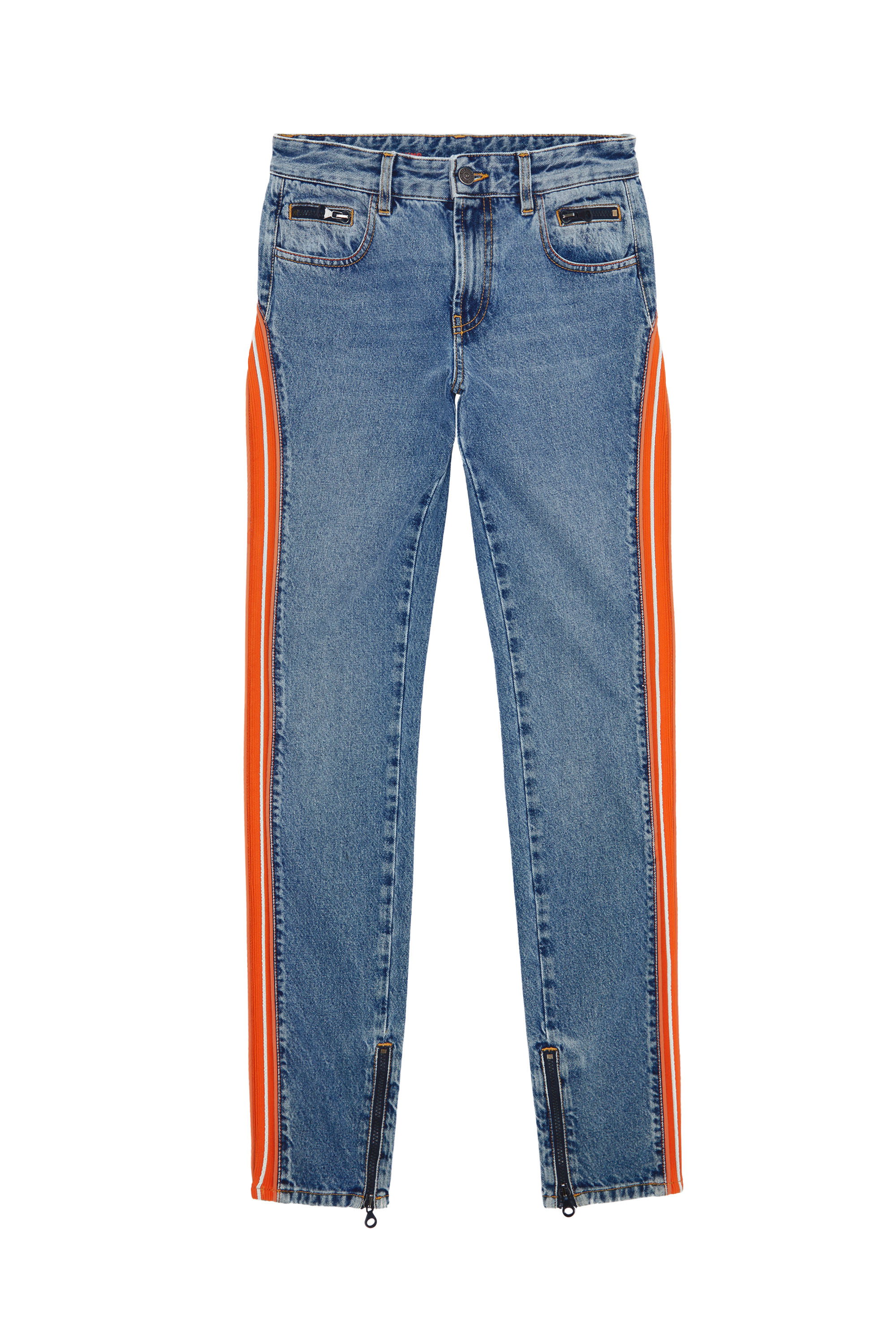 Diesel - Skinny Jeans D-Vision 0EMAT, Blu medio - Image 5