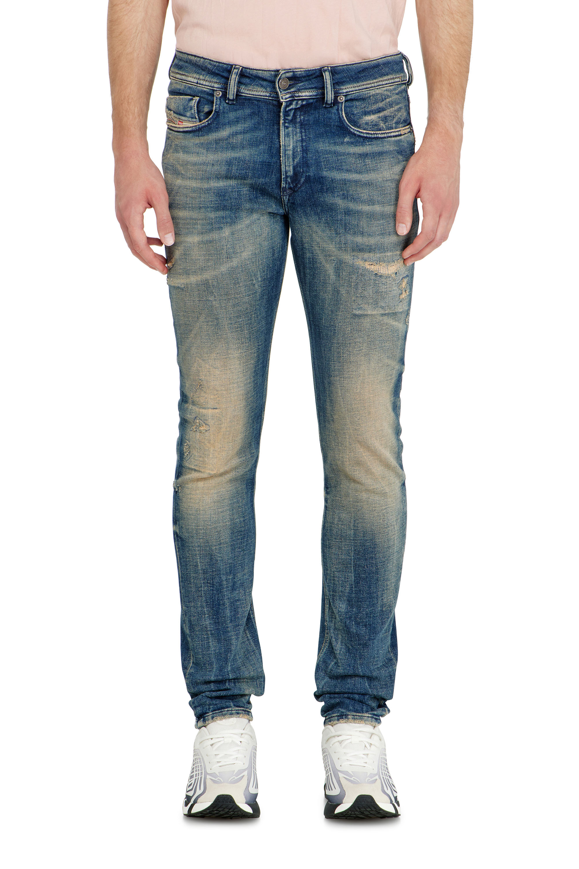 Diesel - Skinny Jeans 1979 Sleenker 09P68 Uomo, Blu Scuro - Image 1