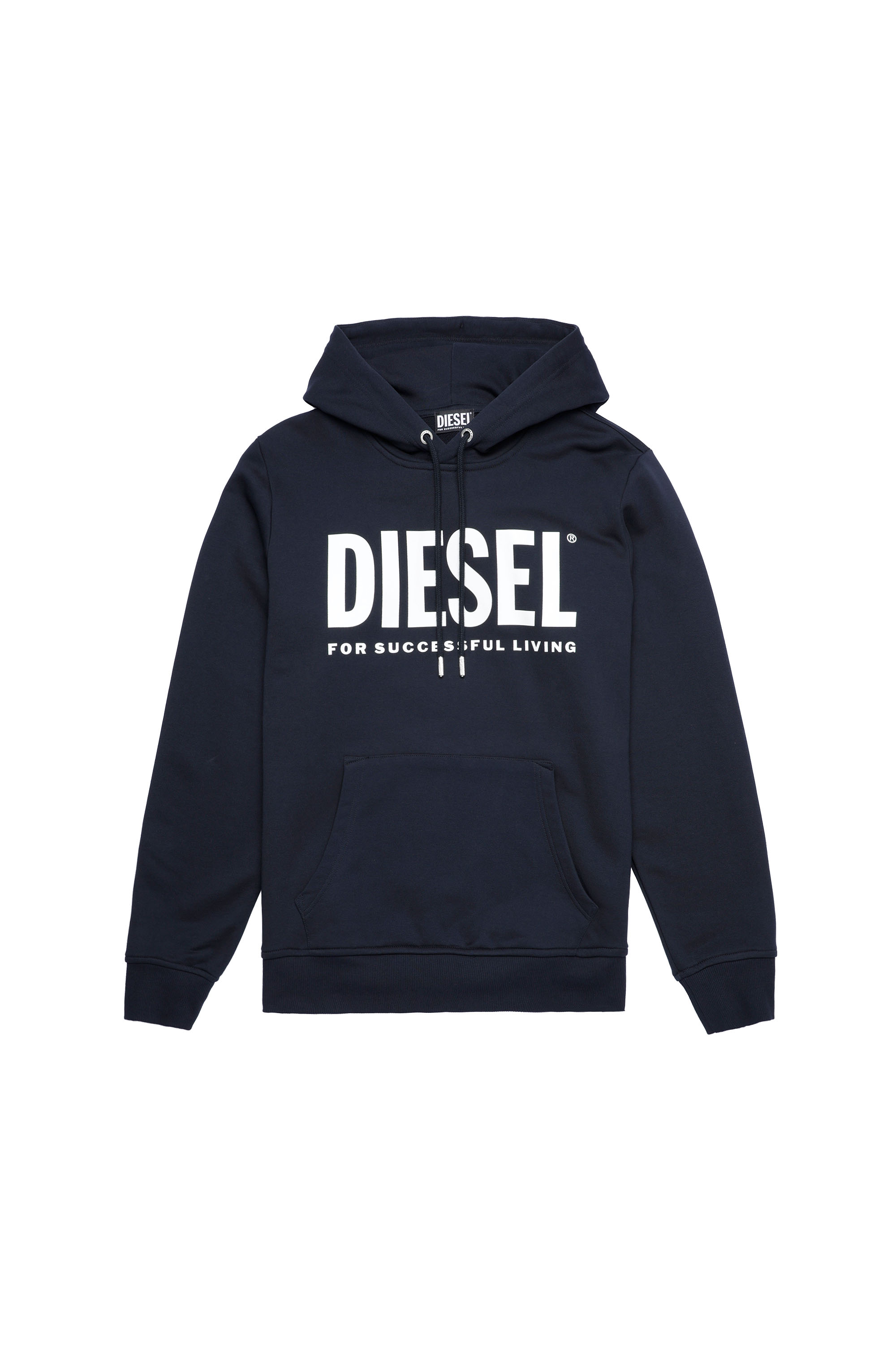 S-GIRK-HOOD-ECOLOGO, Dunkelblau - Sweatshirts