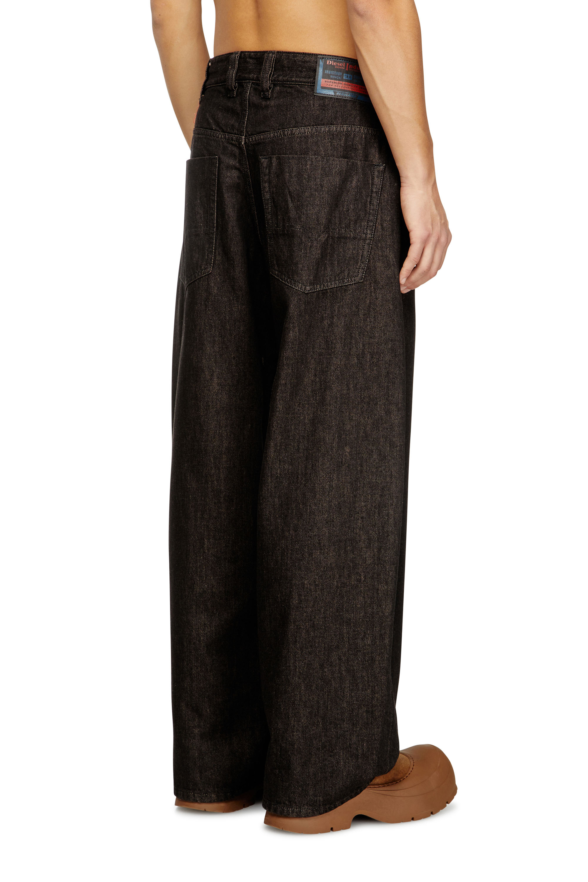 Diesel - Relaxed Jeans 1997 D-Enim 09N25 Unisex, Nero/Grigio scuro - Image 4