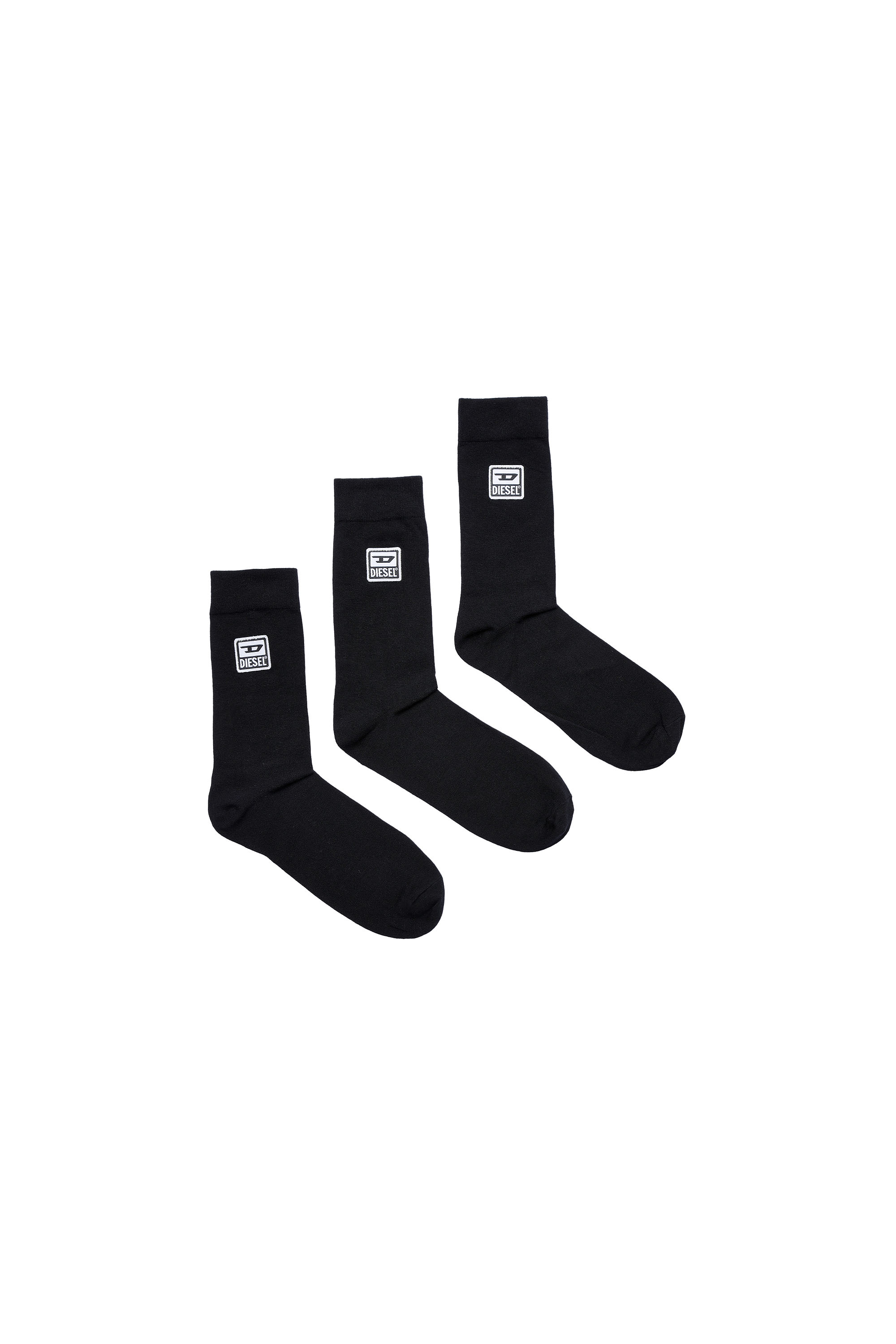 SKM-RAY-THREEPACK, Nero - Calzini