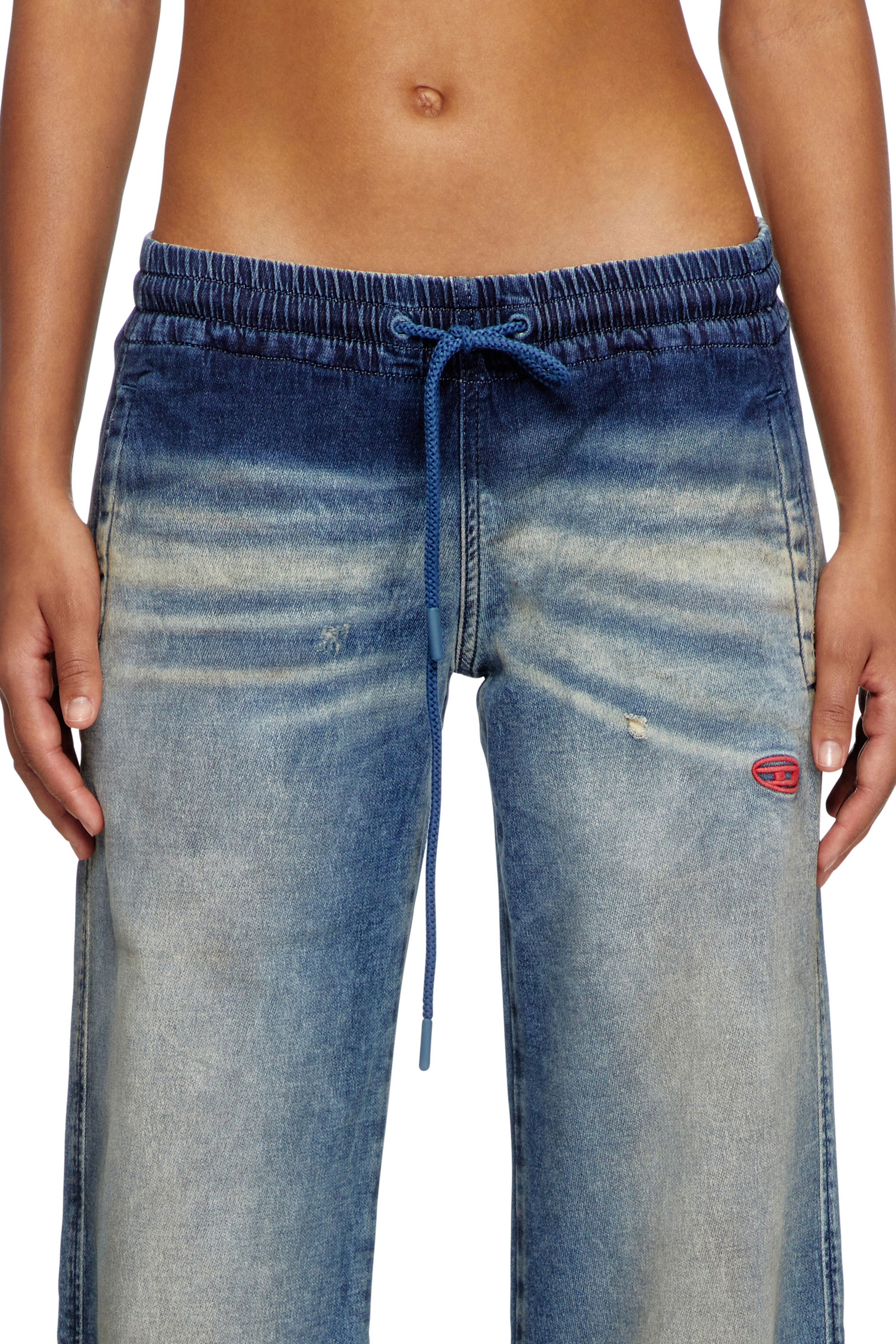 Diesel - Relaxed 2078 D-Ainty Joggjeans® 068PQ Femme, Bleu moyen - Image 4