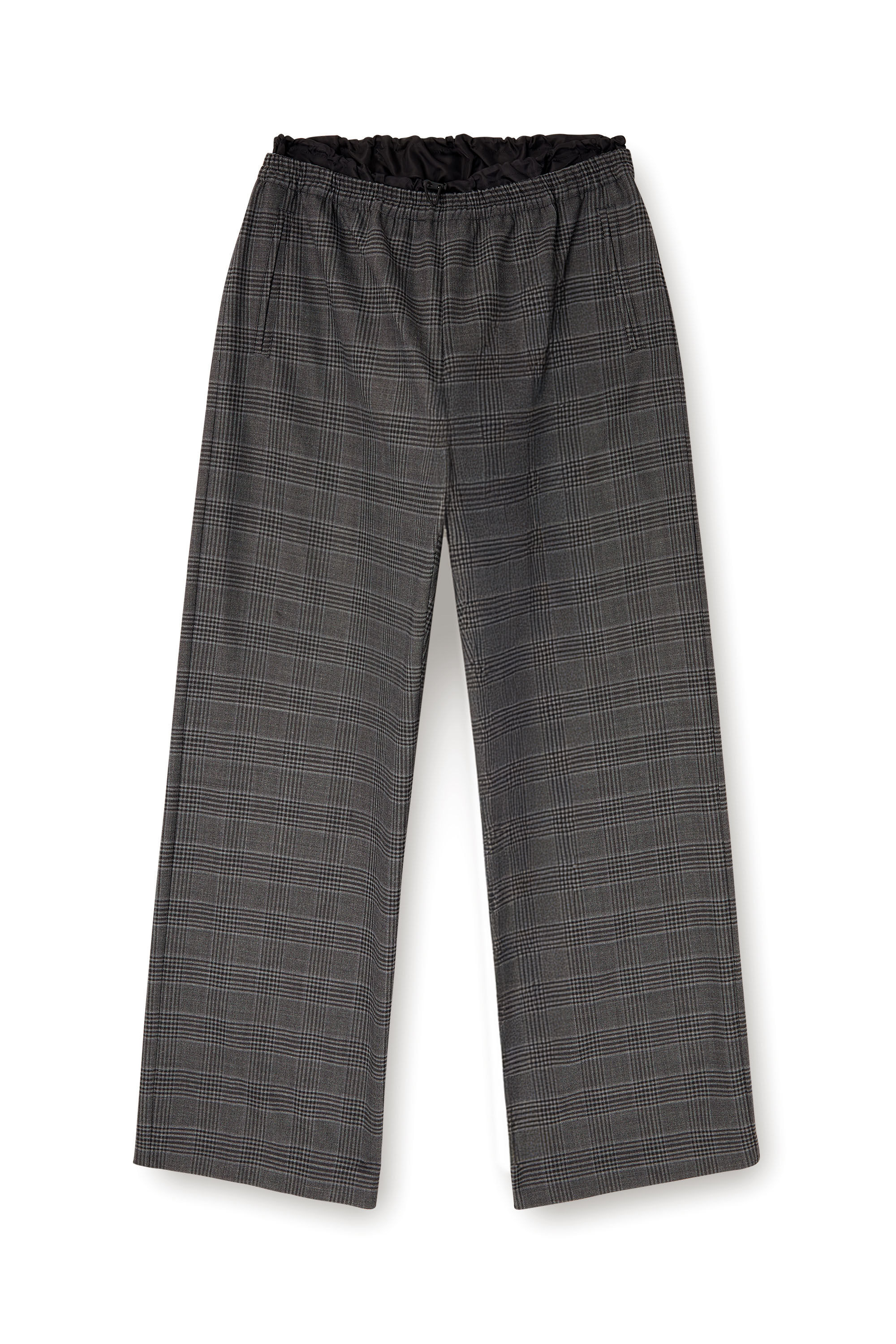 Diesel - P-YRITE, Pantaloni in lana con tasche a filo Donna in Nero - 3