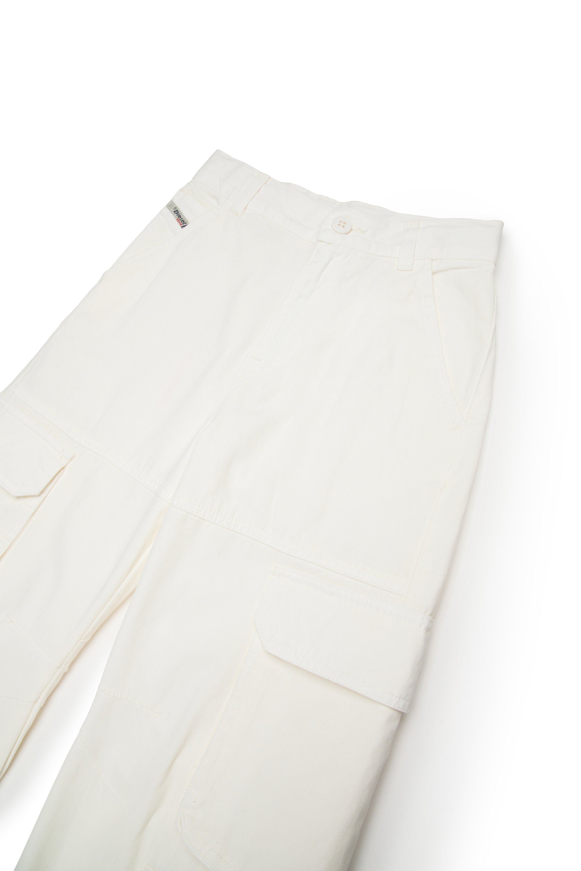 Diesel - PDARGJXCARGO, Pantalon cargo multi-poches Femme in Blanc - 3