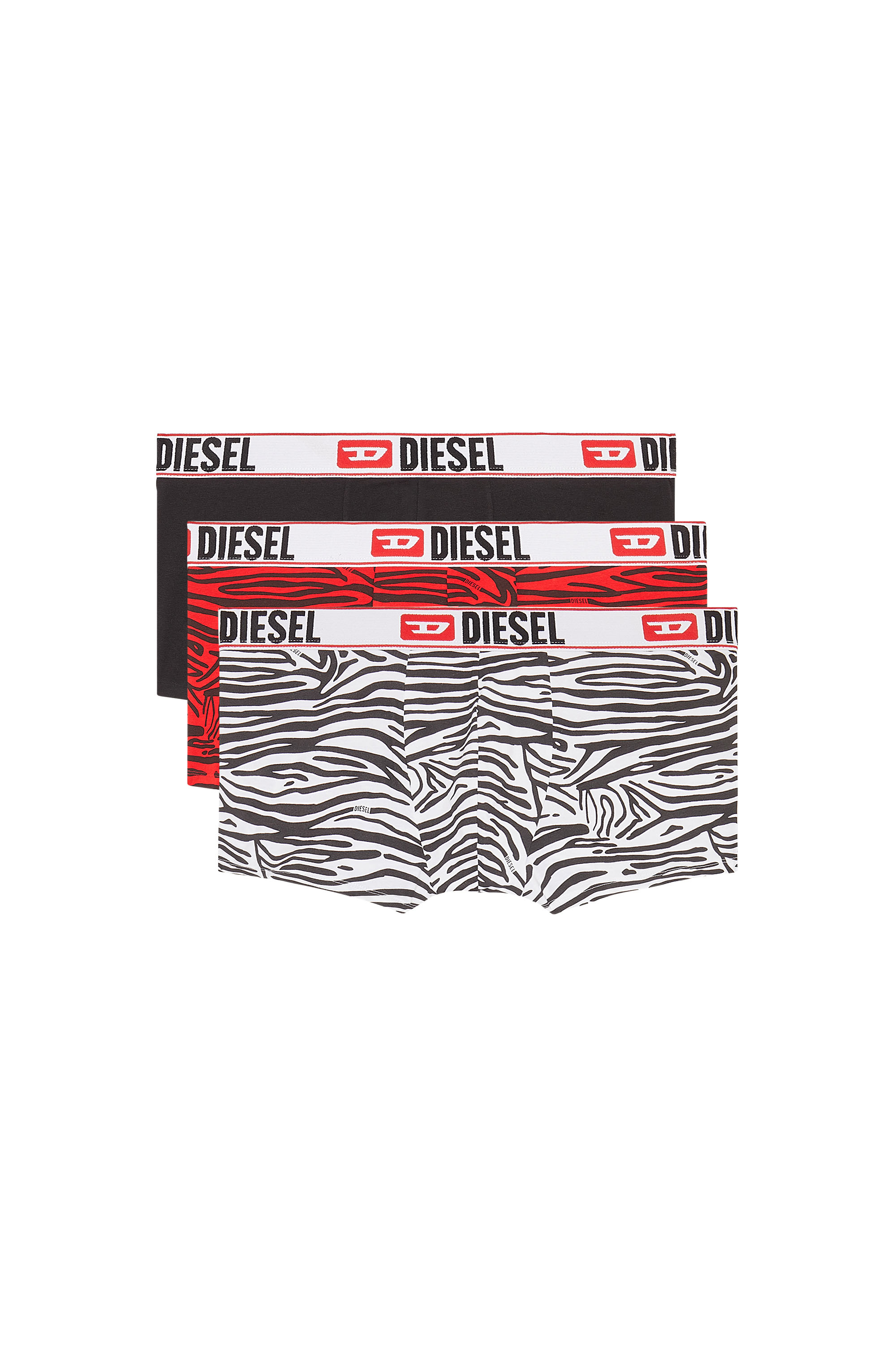 Diesel - UMBX-DAMIENTHREEPACK, Bianco/Rosso - Image 1