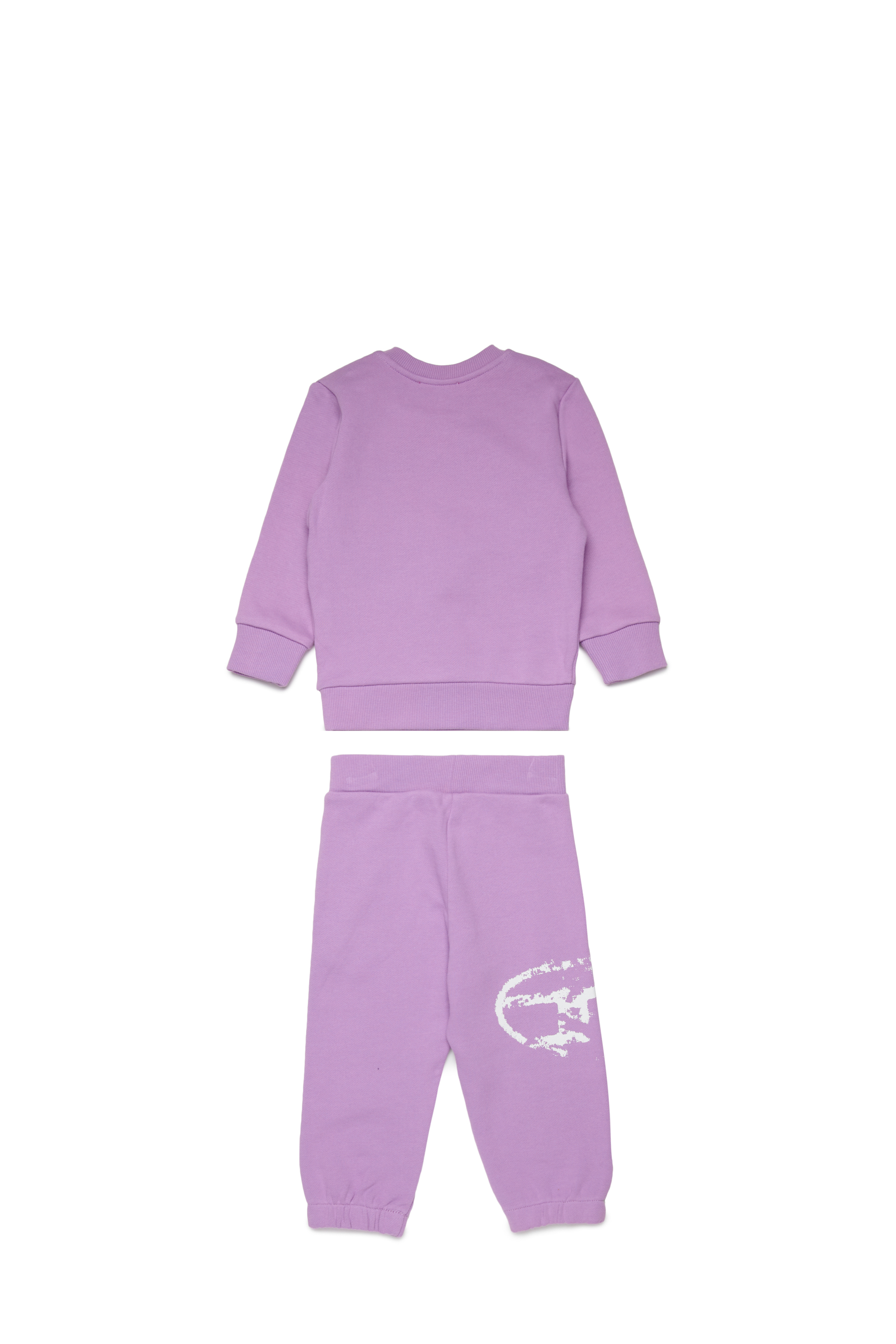 Diesel - SBOXTN5BLONGB-SET, Ensemble de vêtements pour bébé avec logo Oval D effet vieilli Mixte in Violet - 2
