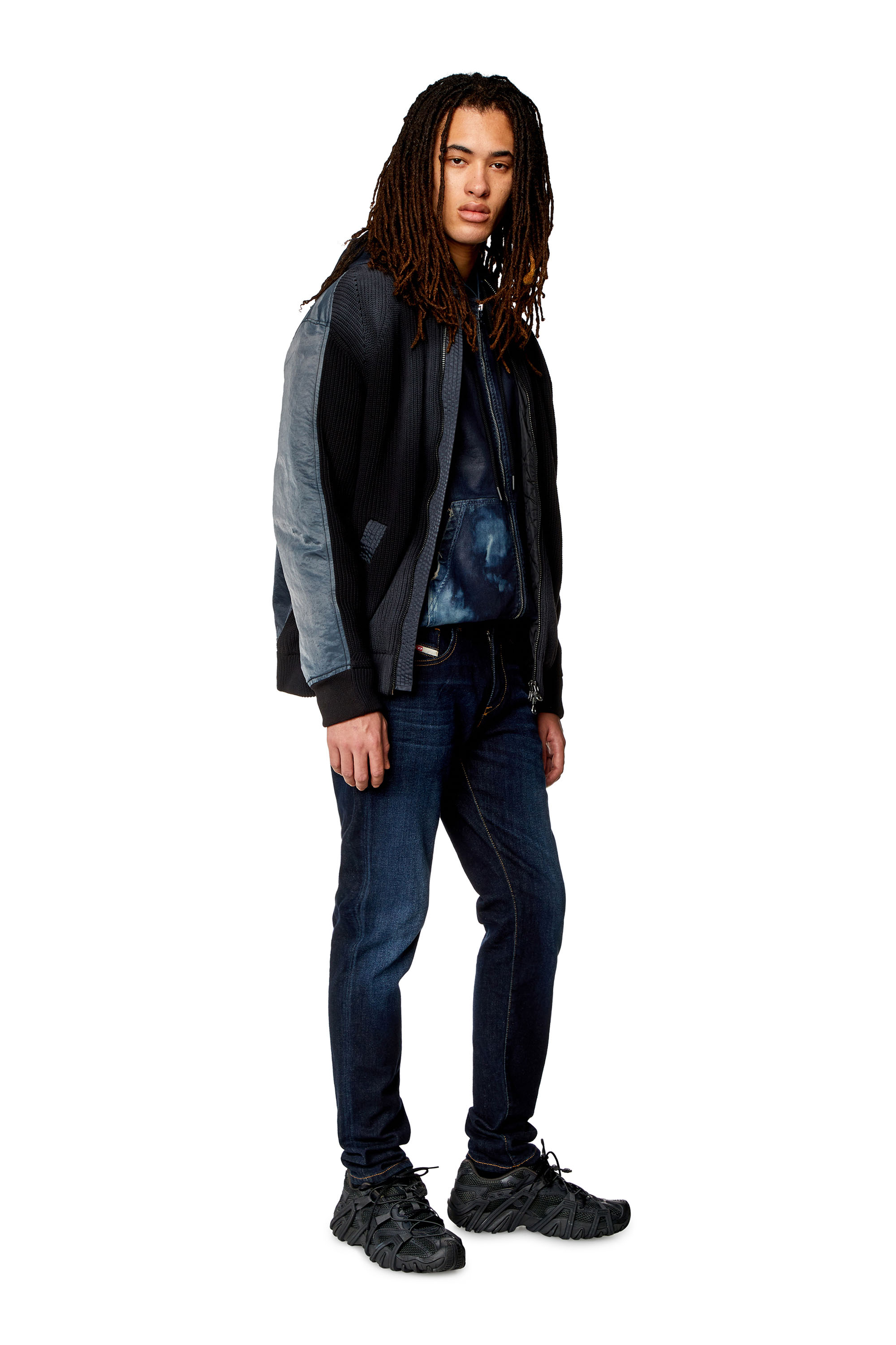Diesel - Slim Jeans 2019 D-Strukt 009ZS, Bleu Foncé - Image 1