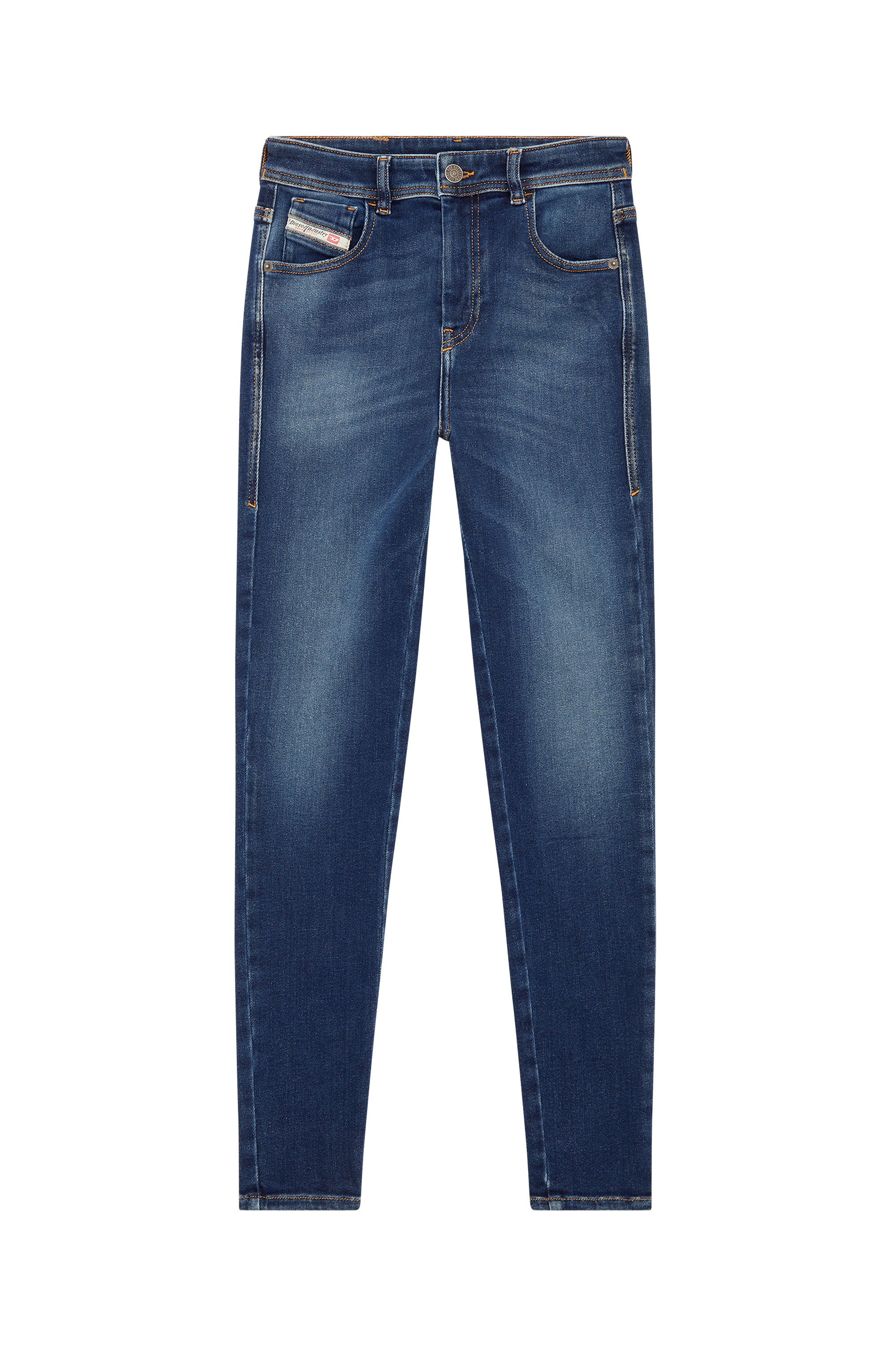 Diesel - Super skinny Jeans 1984 Slandy-High 09E97, Blu Scuro - Image 5