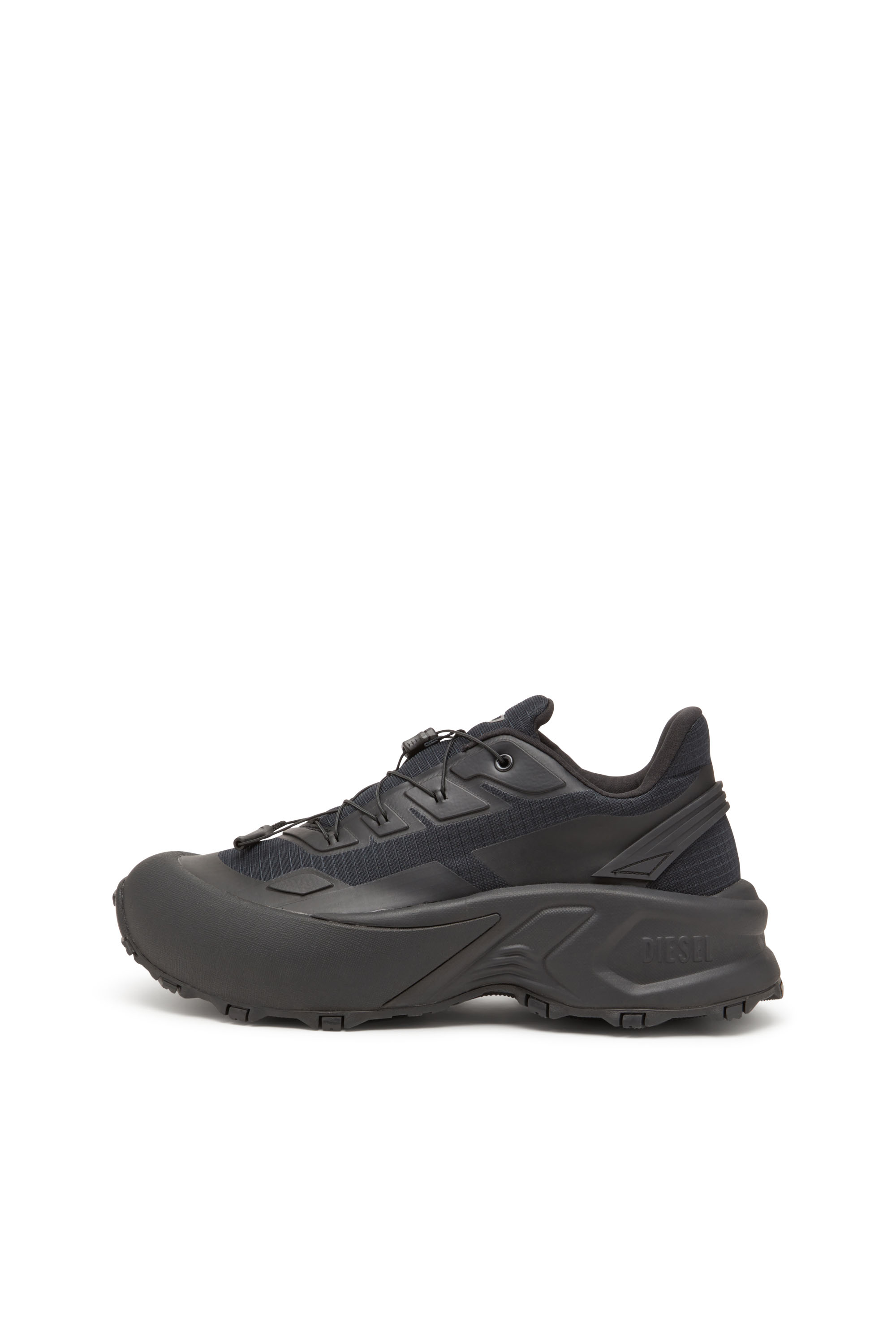 Diesel - D-CAGE RUNNER, Herren D-Cage Runner-Sneakers aus TPU-besetztem Ripstop in Schwarz - 9