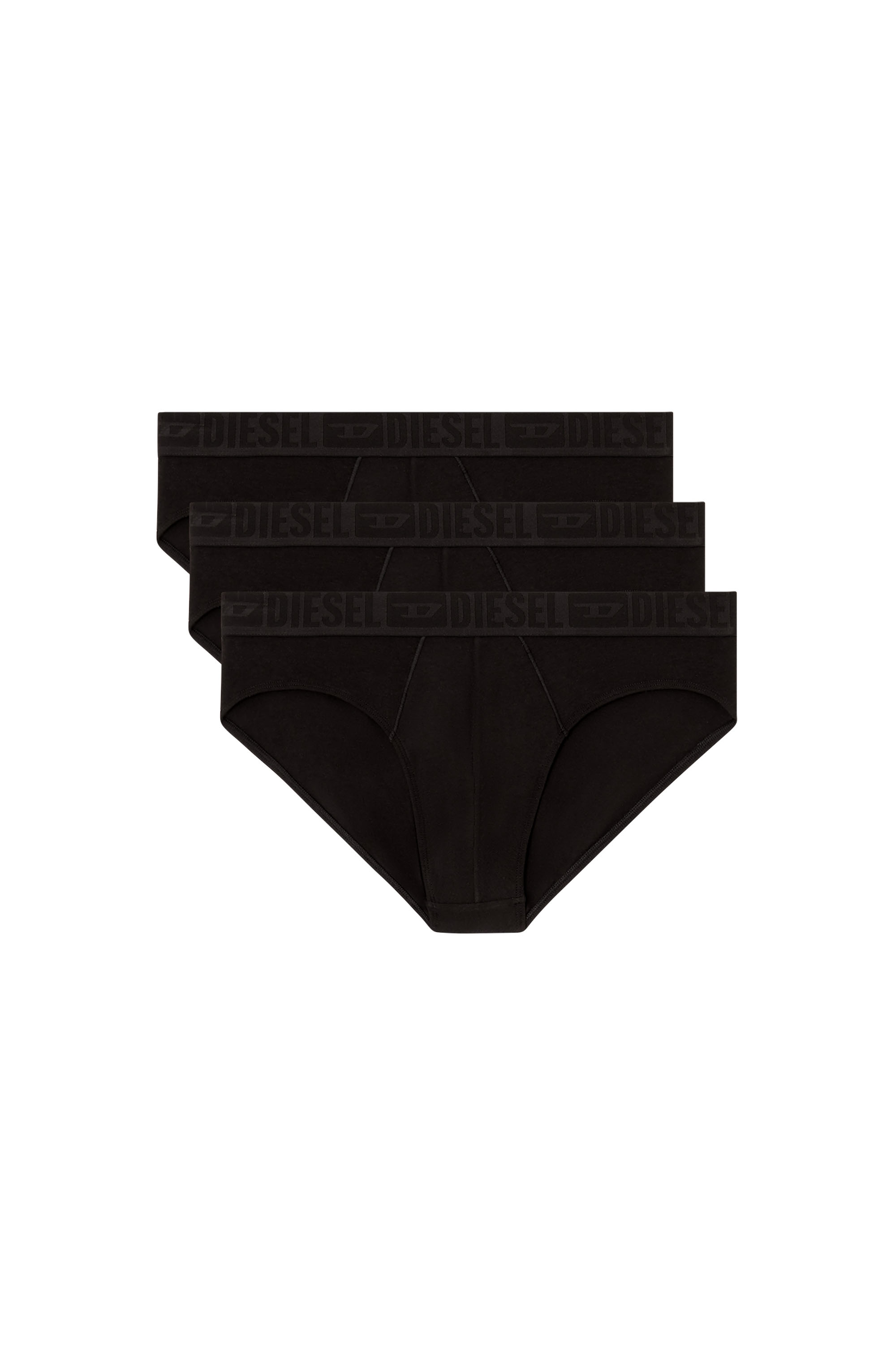 Diesel - ROY-D-MONO-3PACK, Lot de trois boxers Homme in Noir - 1