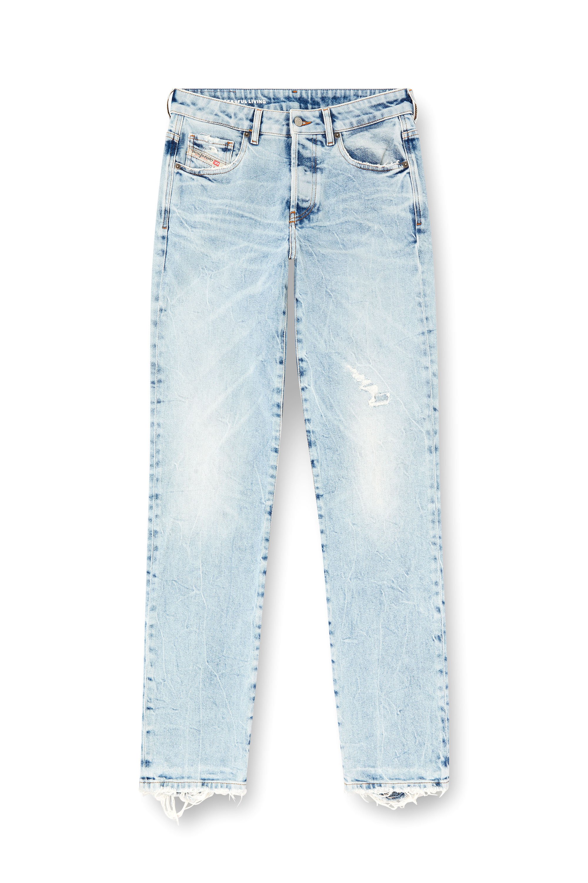 Diesel - Regular Jeans 1989 D-Mine 09L31 Femme, Bleu Clair - Image 3