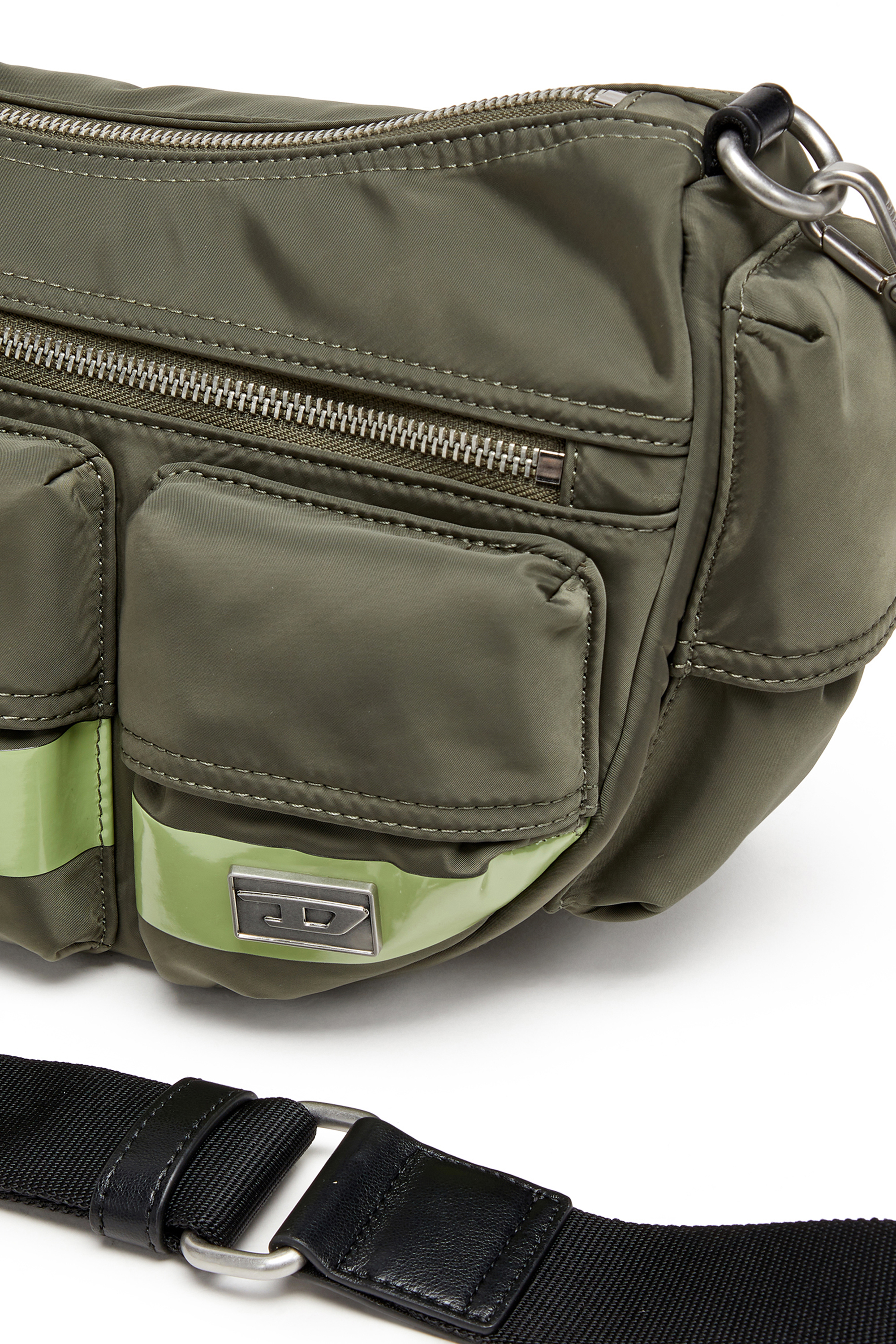Diesel - MULTI-PKTS SHOULDER BAG X, Multi-Pkts - Borsa a spalla con design color block Unisex in Multicolor - 5