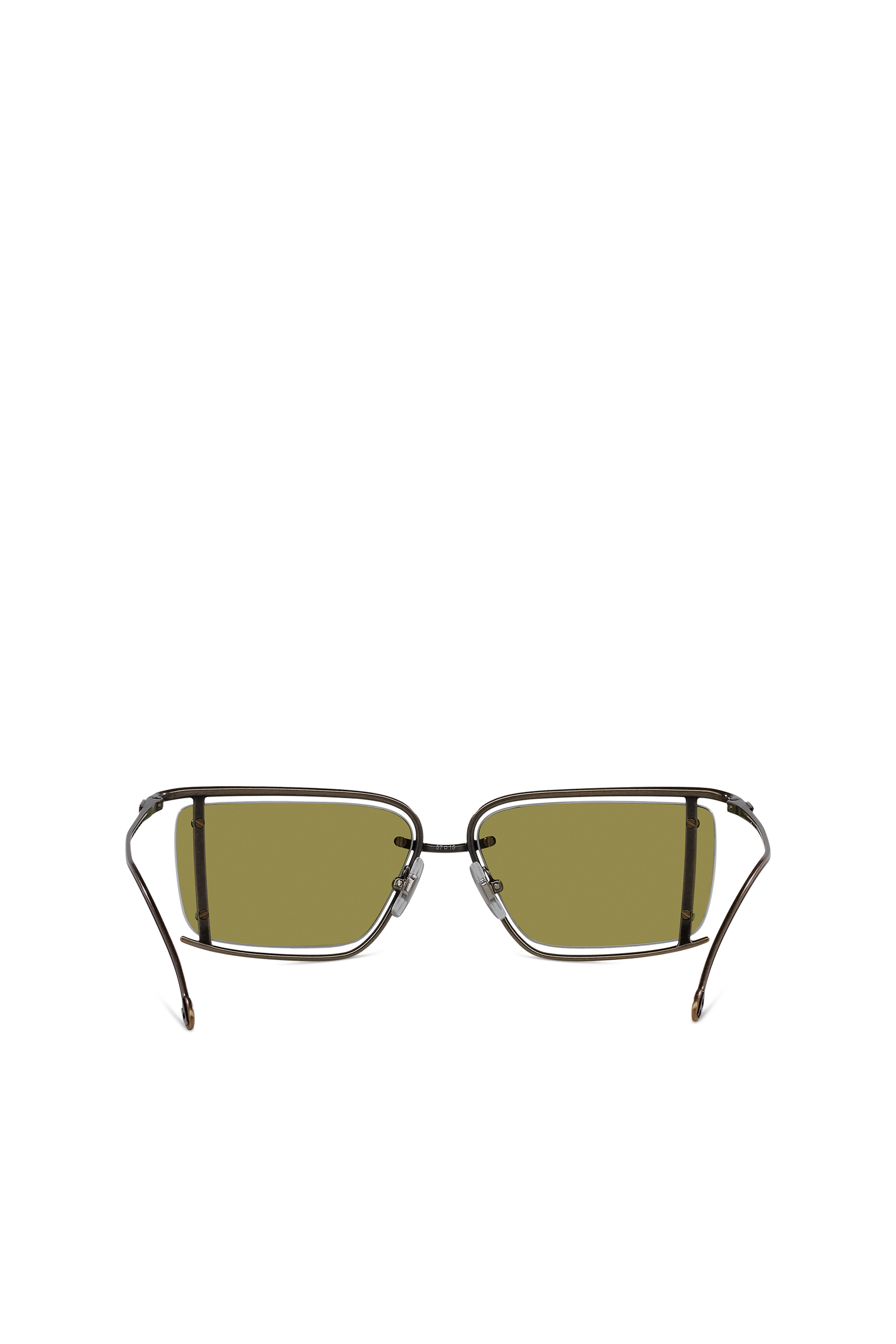 Diesel - 0DL1002, Unisex's Rectangle sunglasses in Military Green - 3