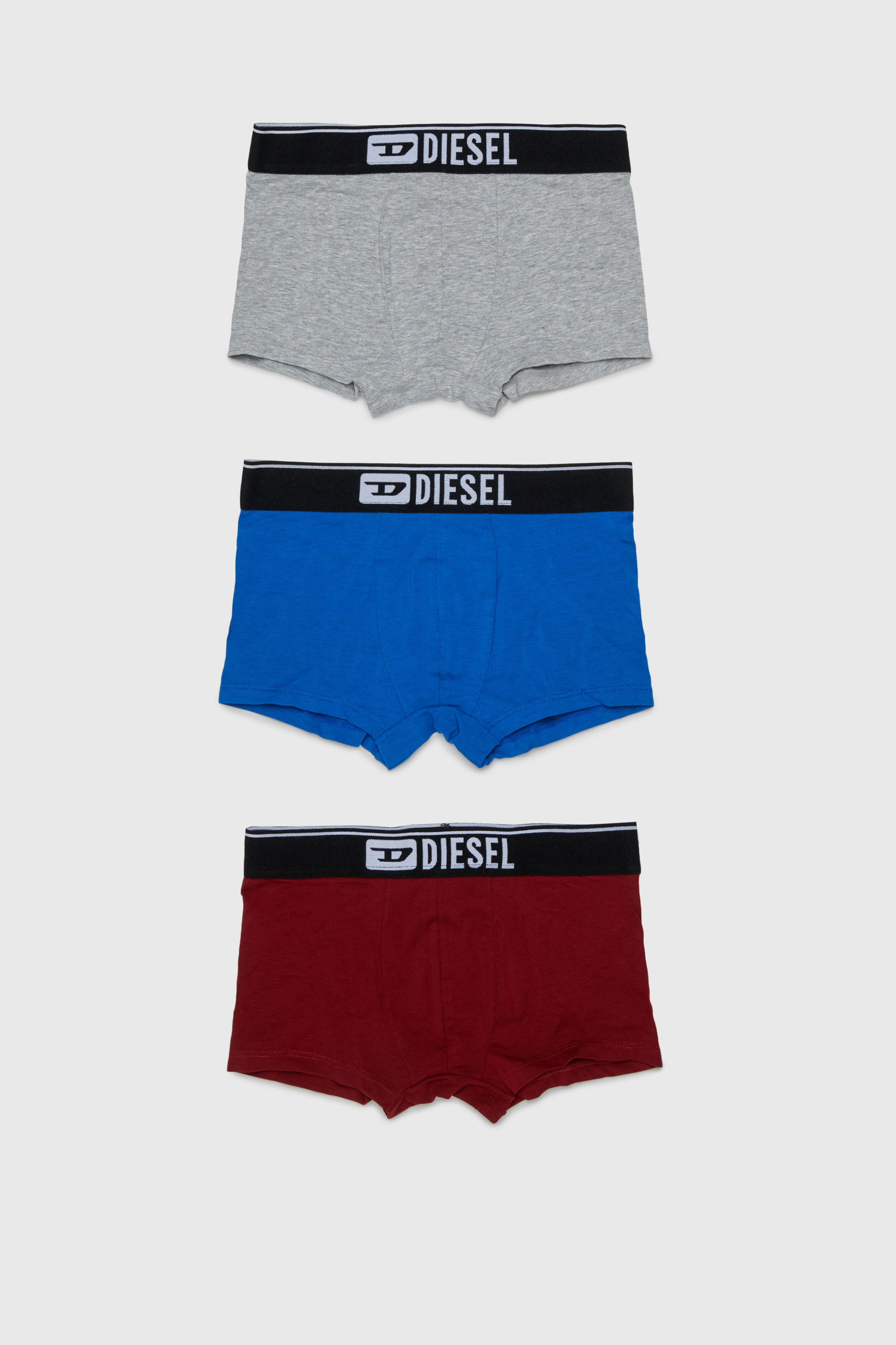 Diesel - UM-UGINTRIPACK-DD, Lot de 3 boxers en coton stretch Homme in Polychrome - 1