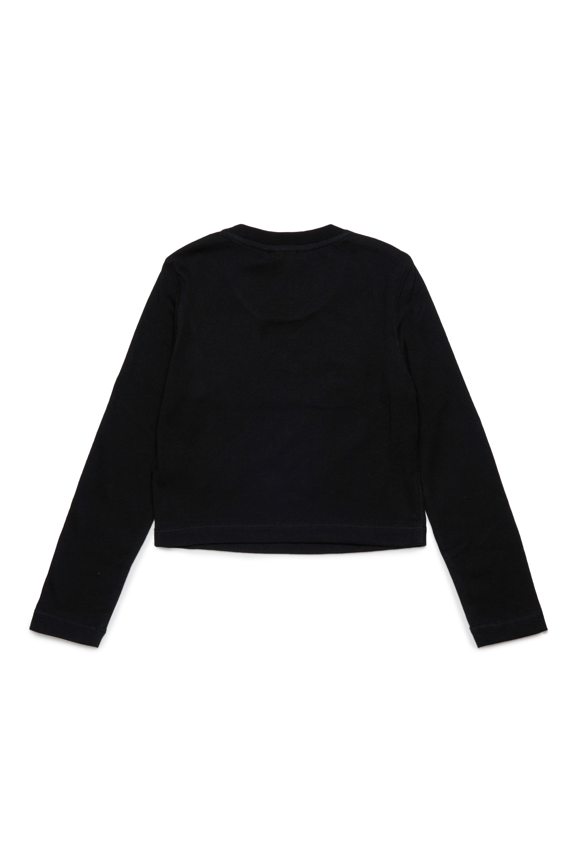 Diesel - TDOLSY, T-shirt à manches longues en coton Femme in Noir - 2