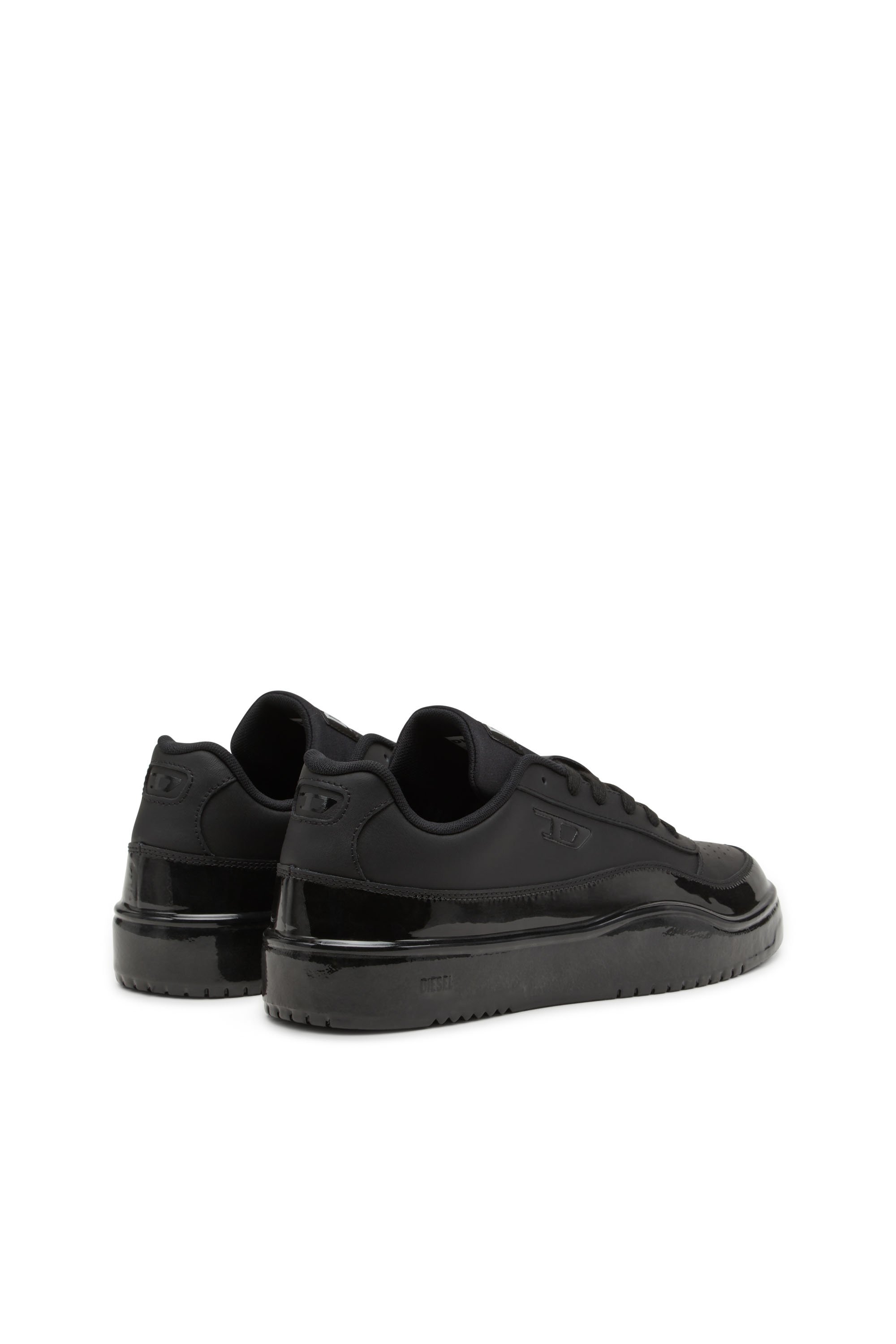 Diesel - S-TRACKER-D LOW, S-Tracker-D-Sneaker in pelle con strato in silicone Uomo in Nero - 3