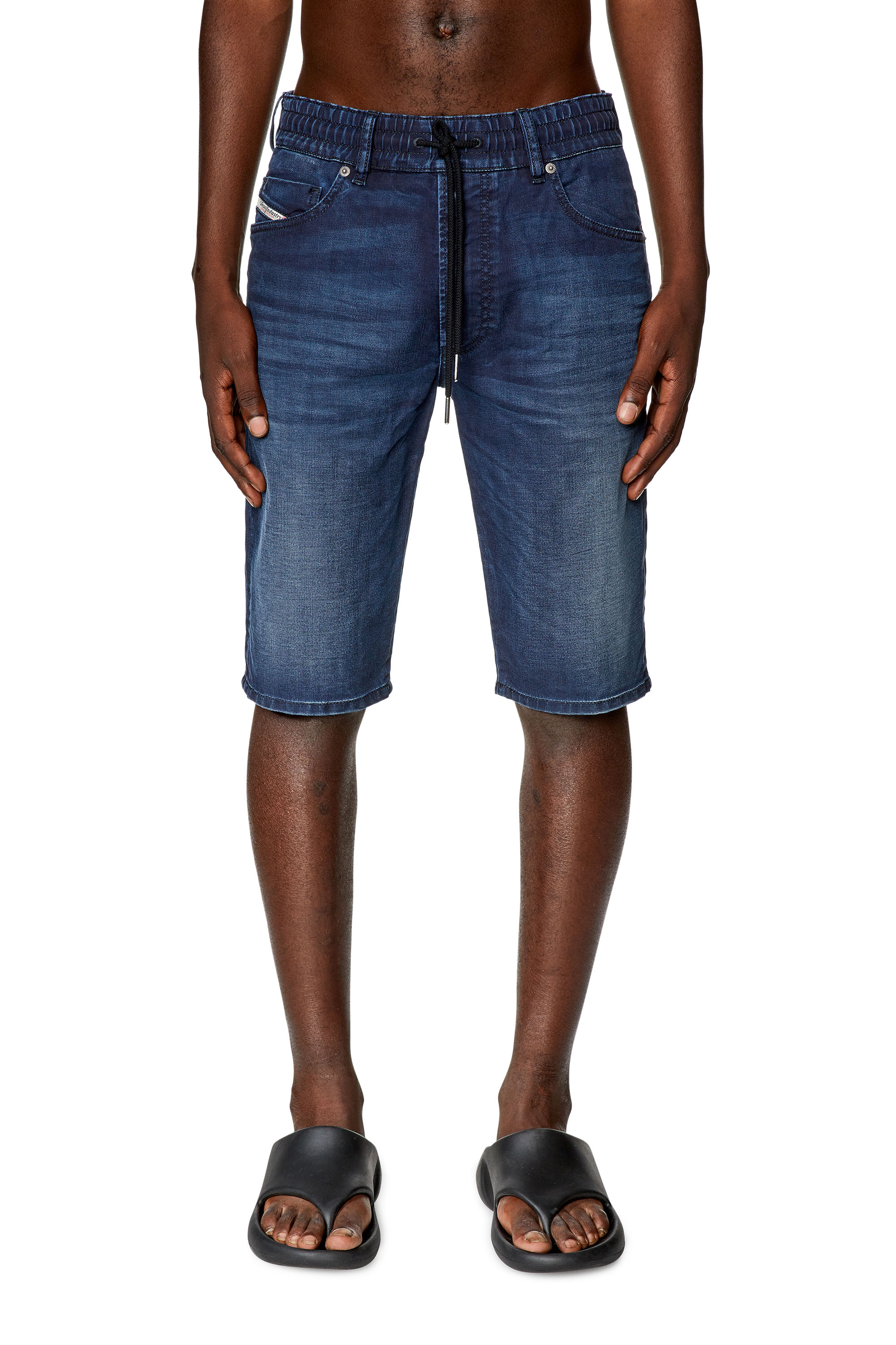 Diesel - D-KROOLEY-SHORT JOGG, Bleu Foncé - Image 1