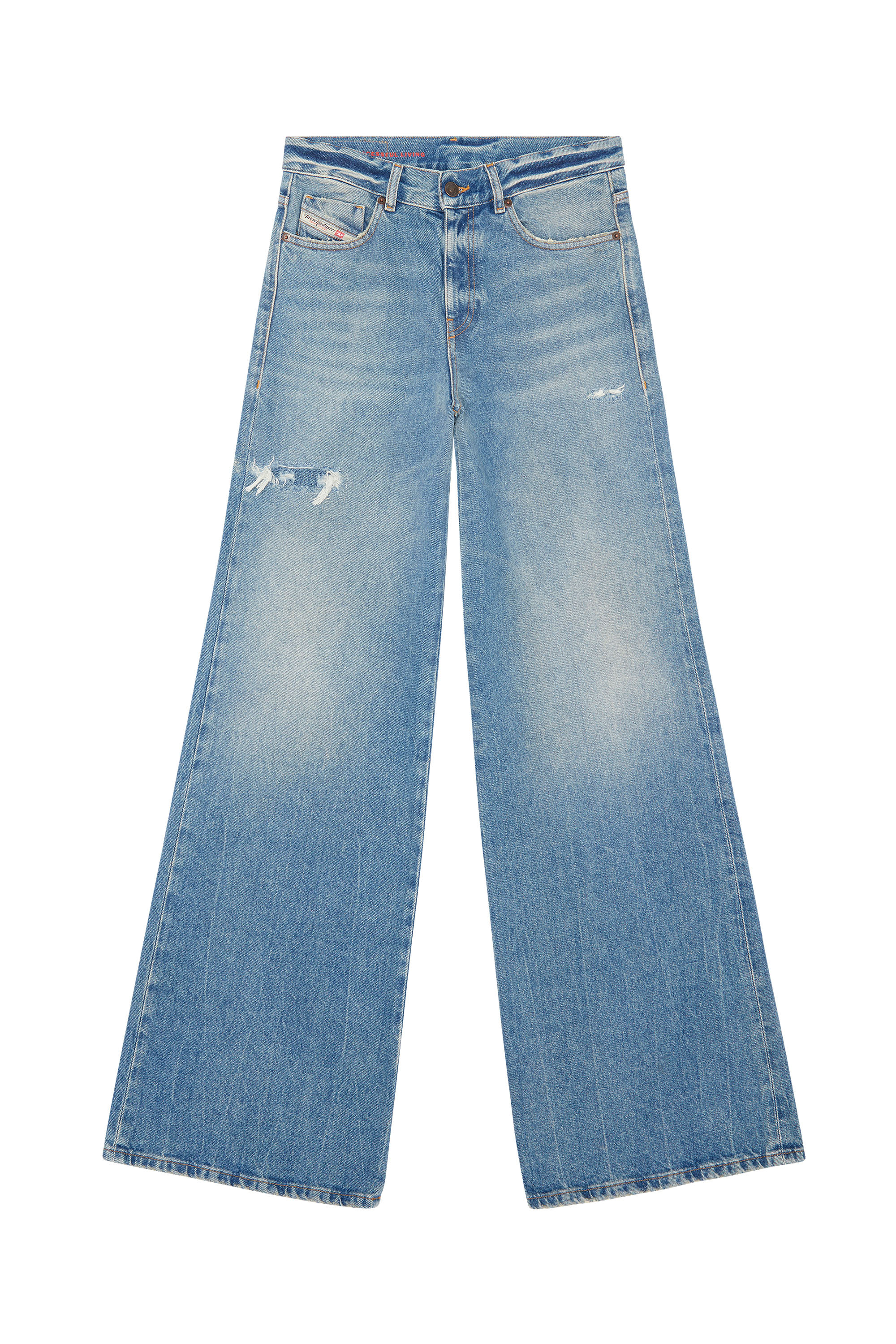 Diesel - 1978 D-Akemi 09D97 Bootcut and Flare Jeans, Bleu Clair - Image 6