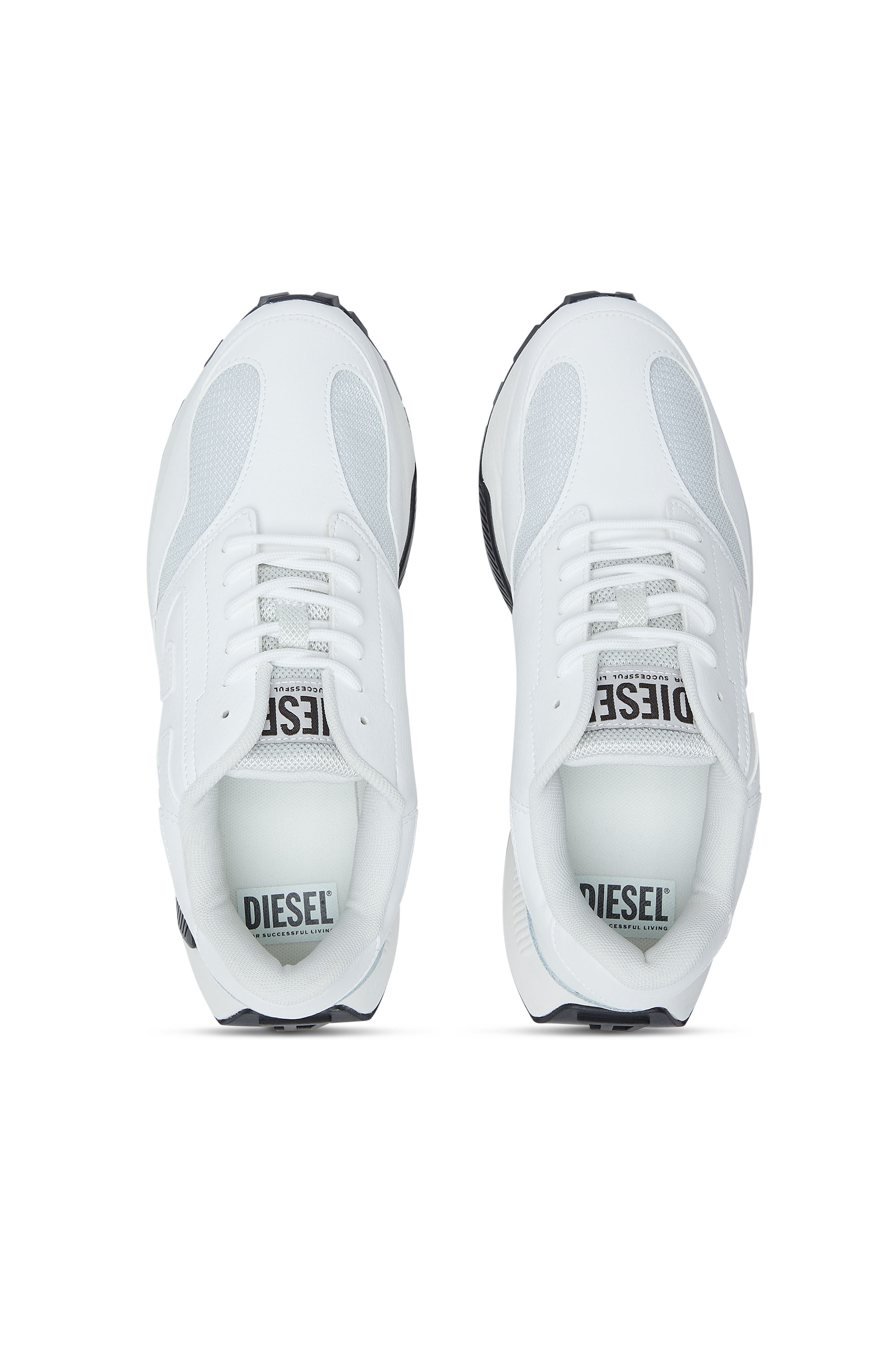 Diesel - S-TAME-D RUNNING W, Sneakers en mesh et PU Femme in Blanc - 5