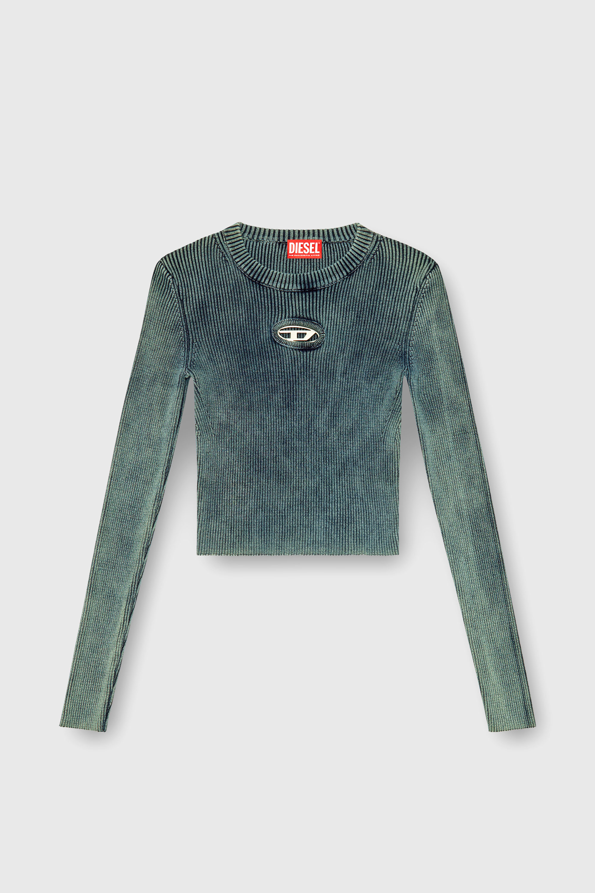 Diesel - M-ANCHOR-A, Top a coste con Oval D Donna in Blu - 2